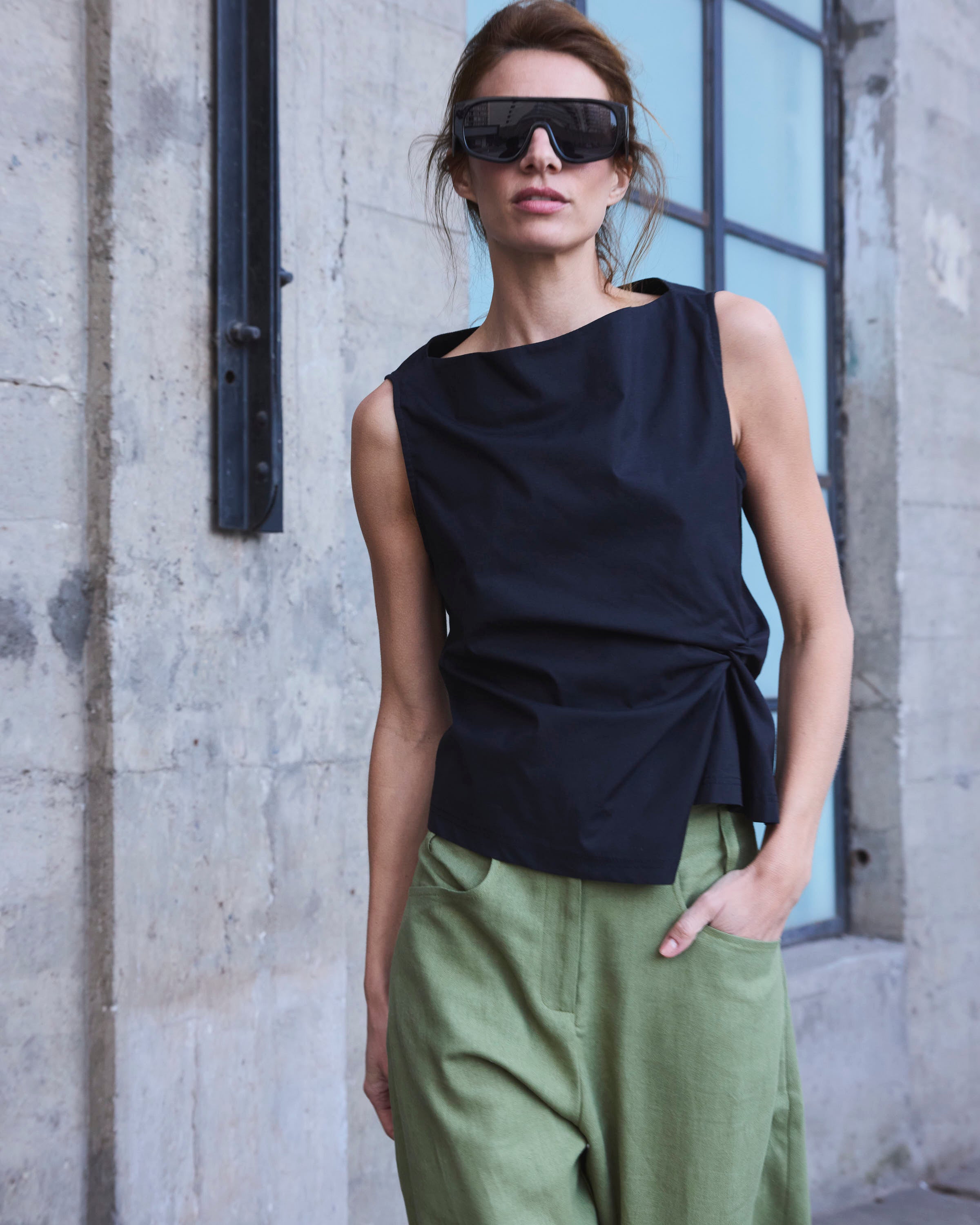 Top Nudo Legere Negro