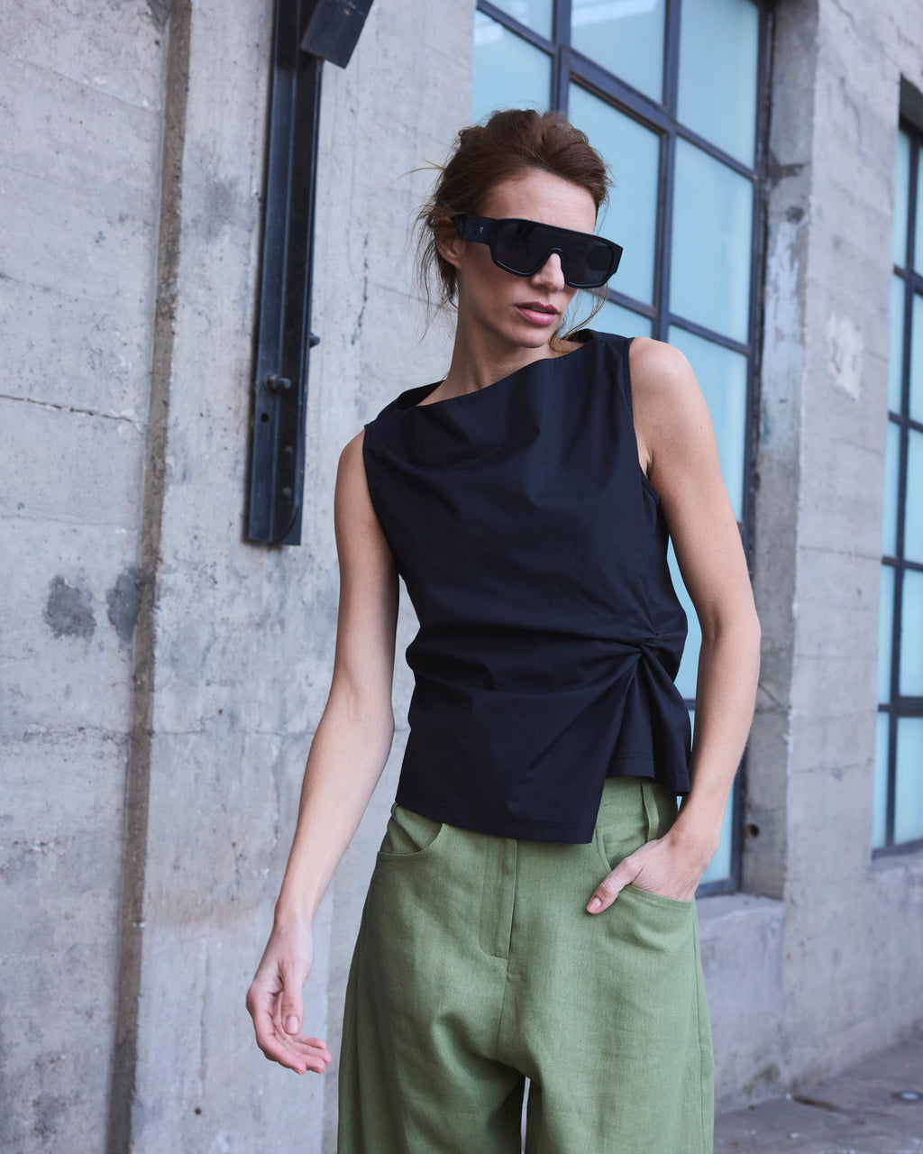 Top Nudo Legere Negro