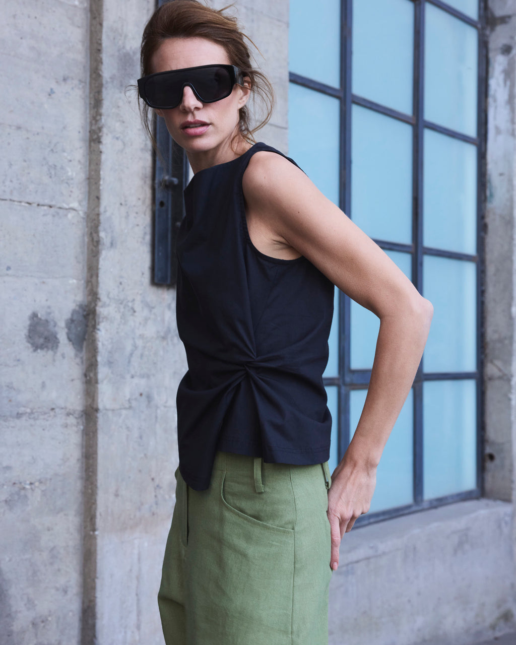 Top Nudo Legere Negro