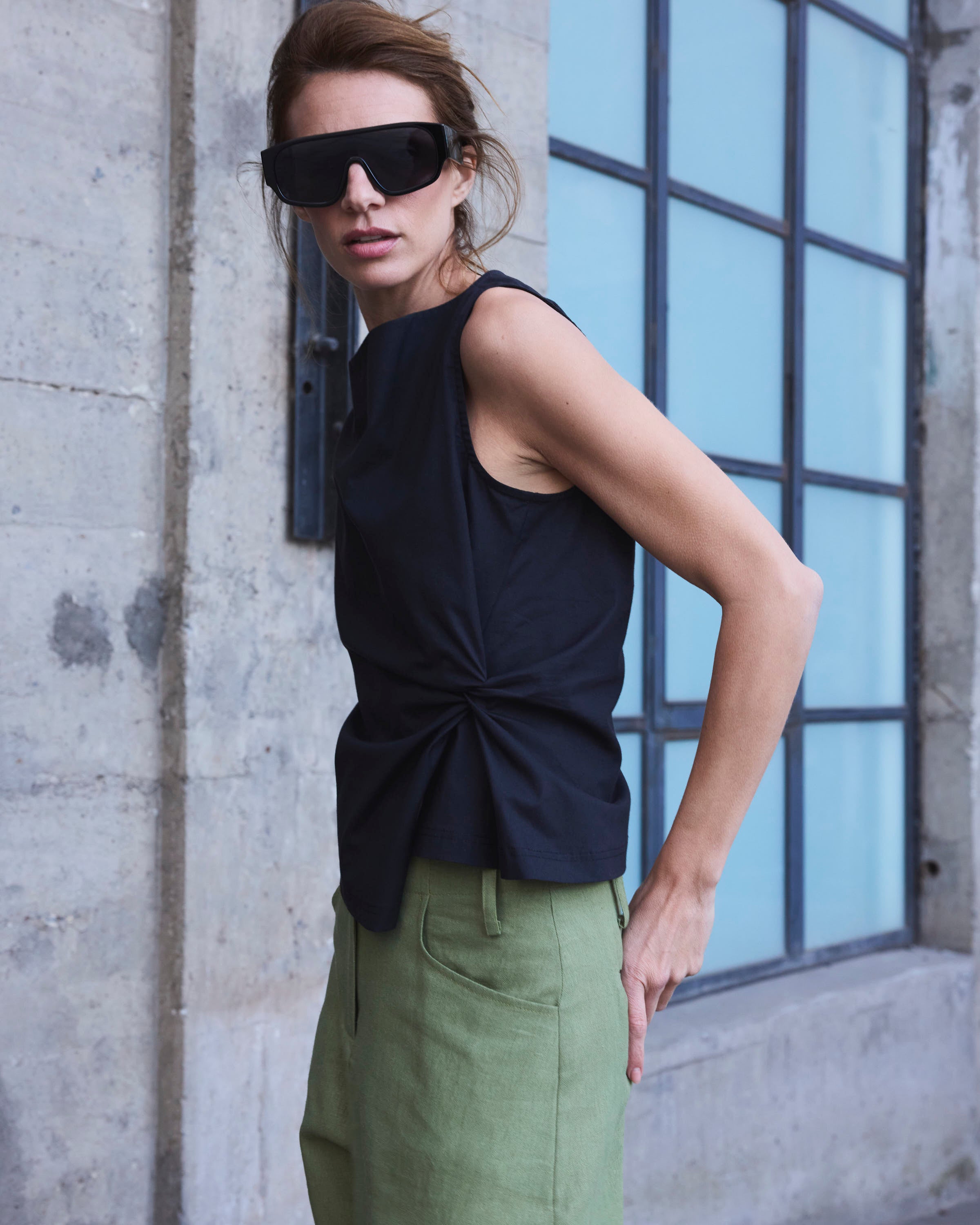 Top Nudo Legere Negro