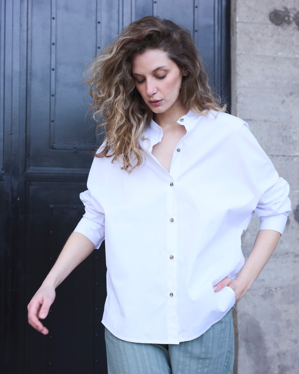 Blusa Heroine Algodón Blanca