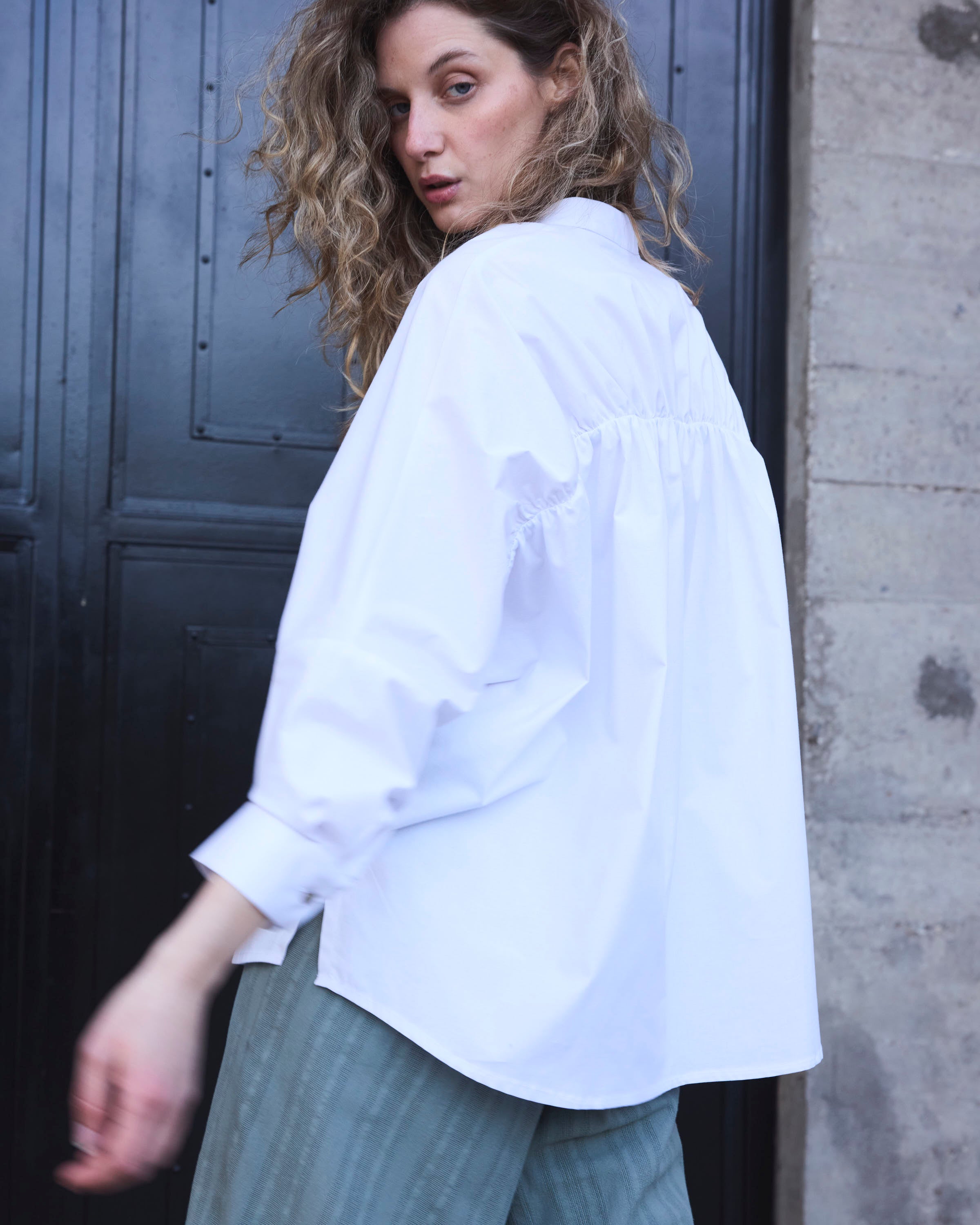 Blusa Heroine Algodón Blanca