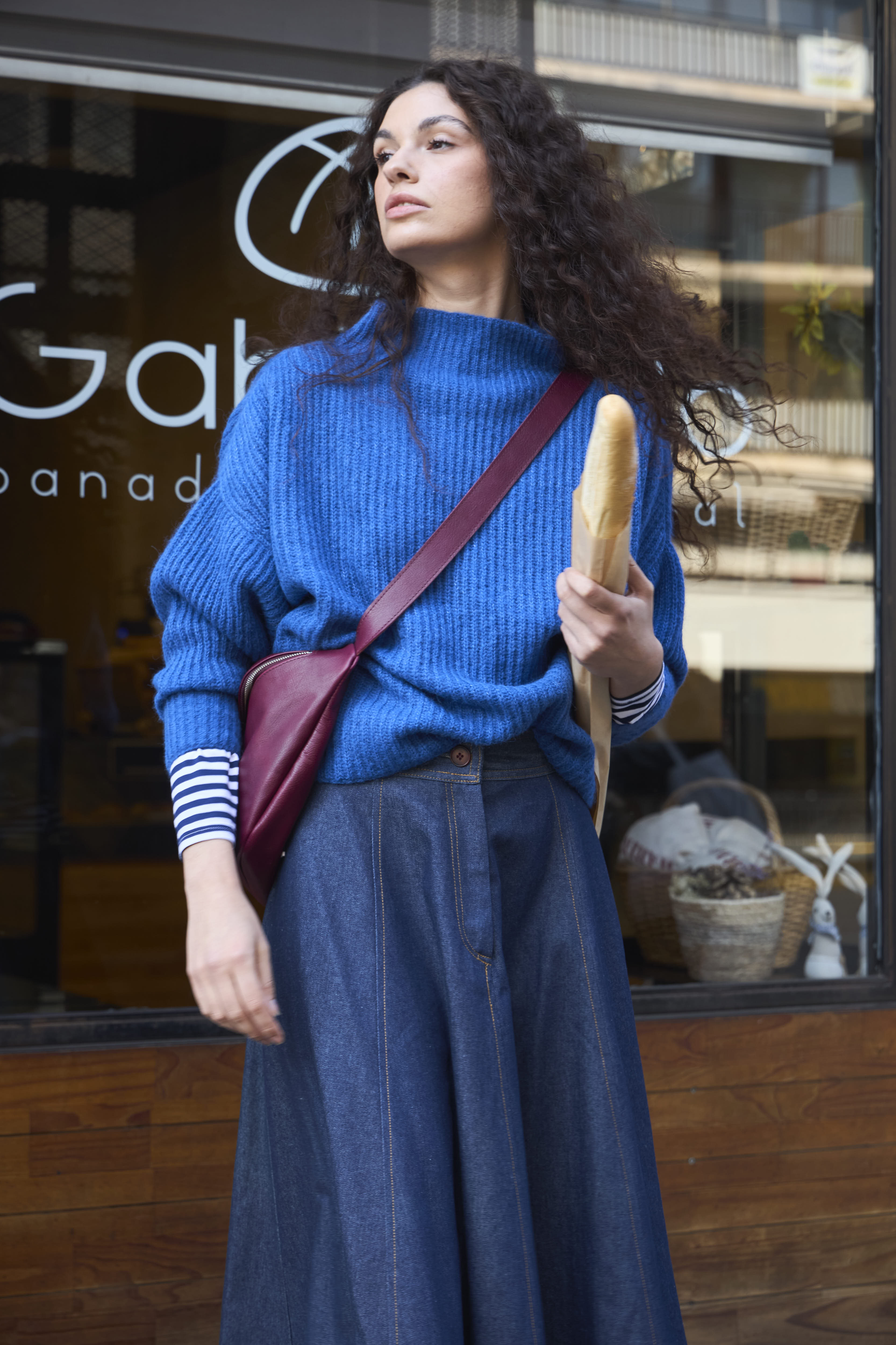 Sweater Maxima Superfine Alpaca Azulino