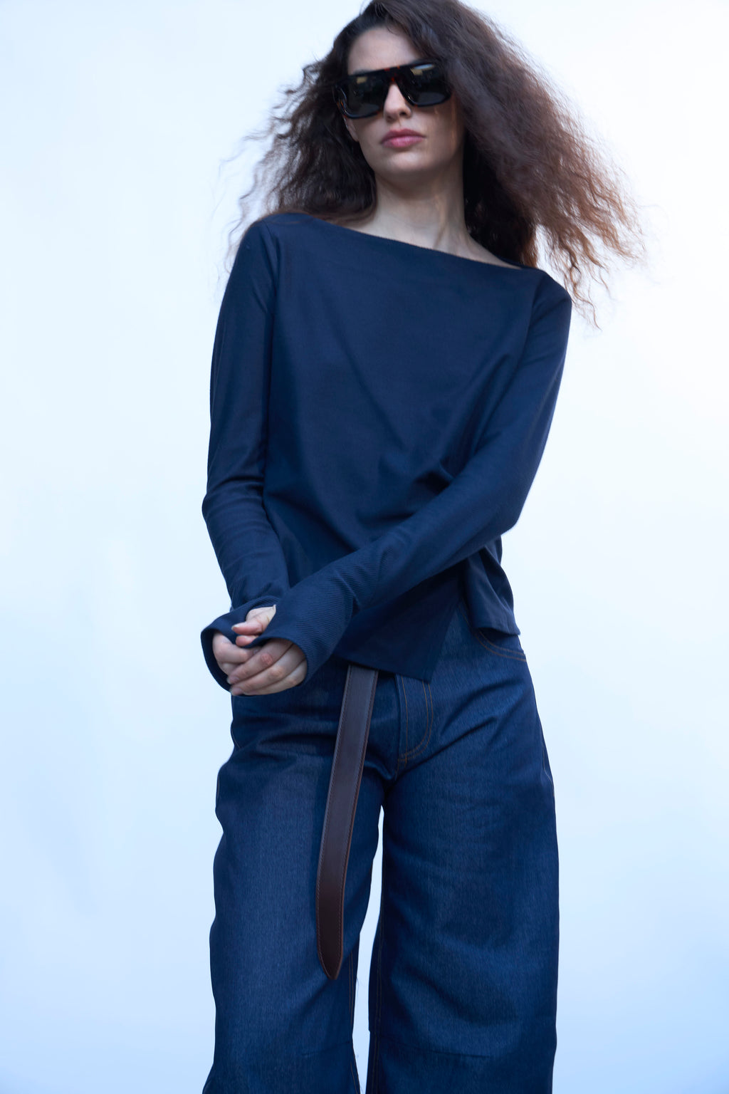 Top Aura Azul Navy