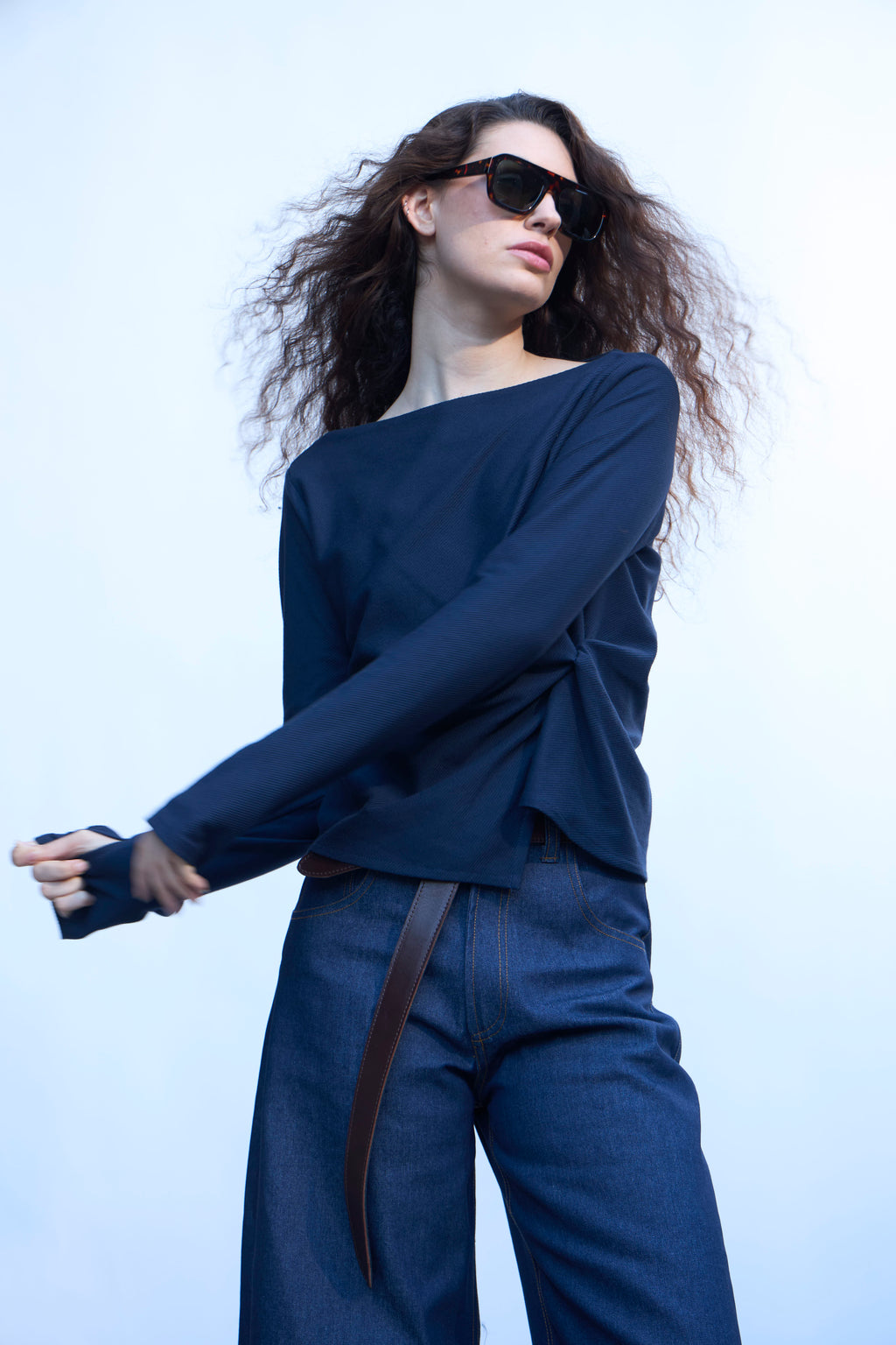 Top Aura Azul Navy