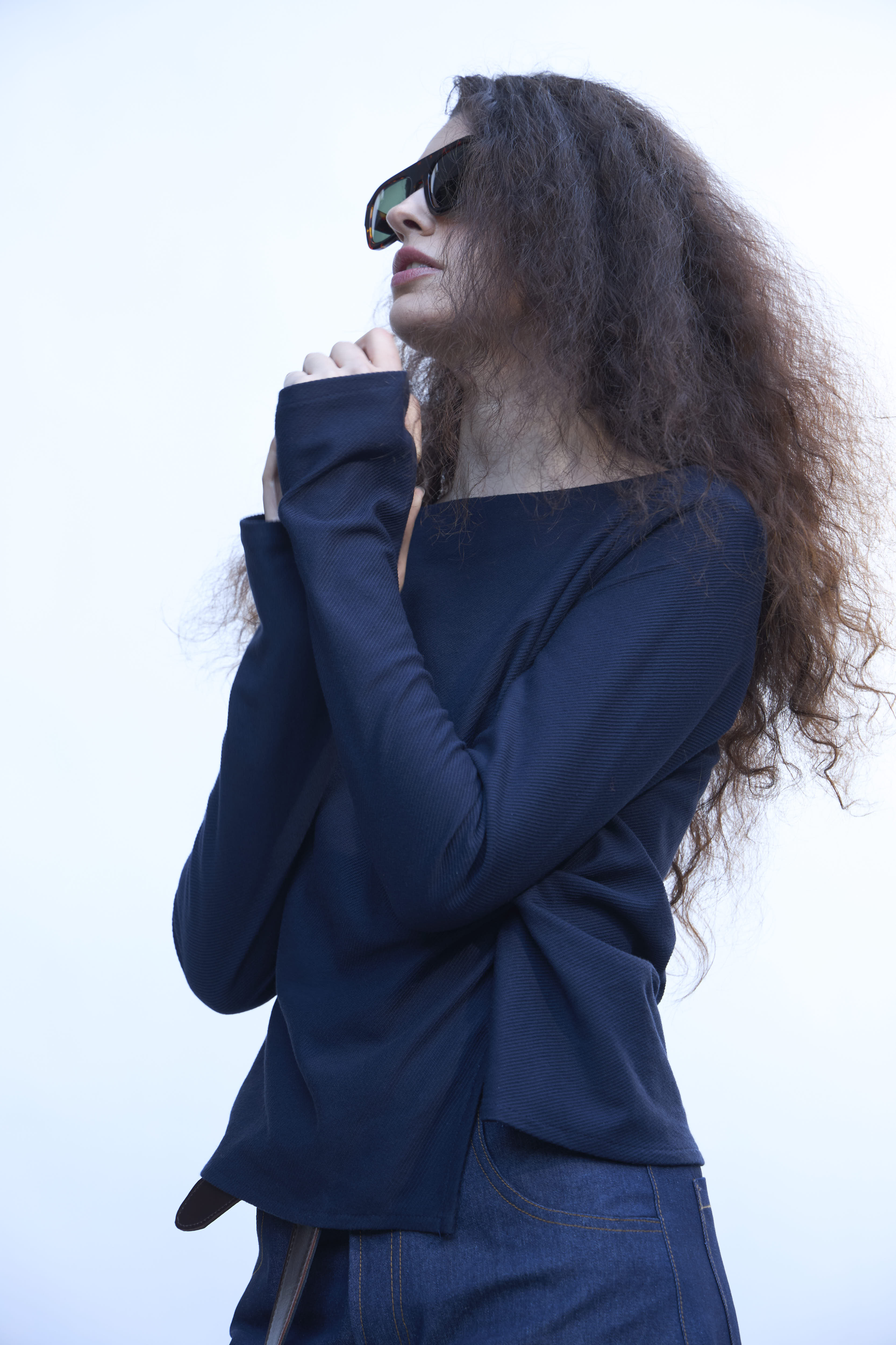 Top Aura Azul Navy