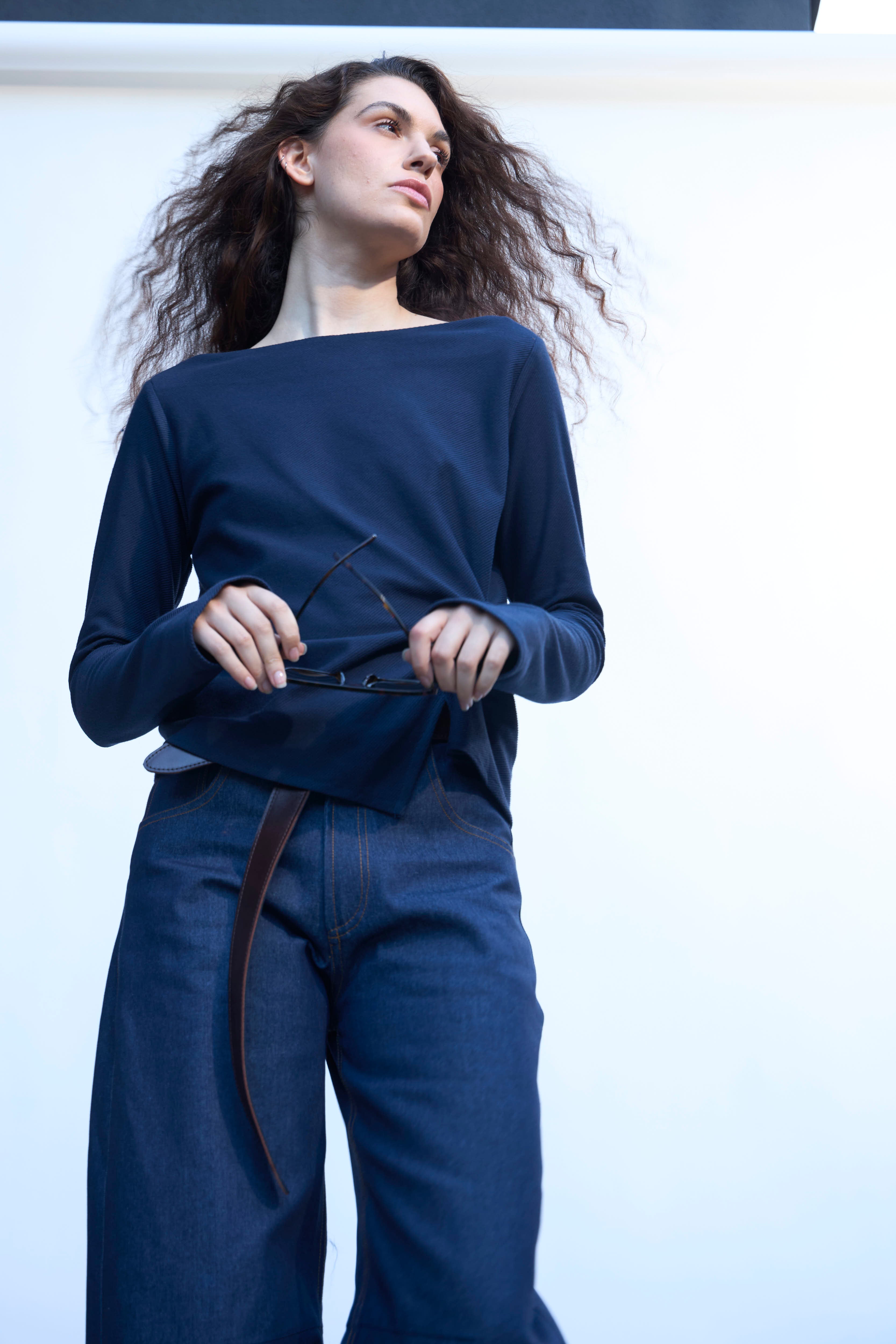 Top Aura Azul Navy