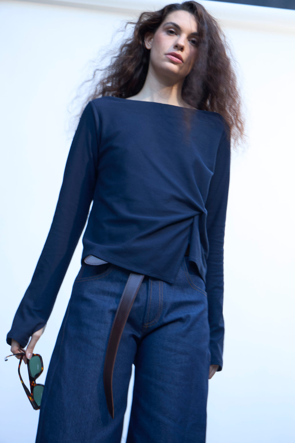 Top Aura Azul Navy