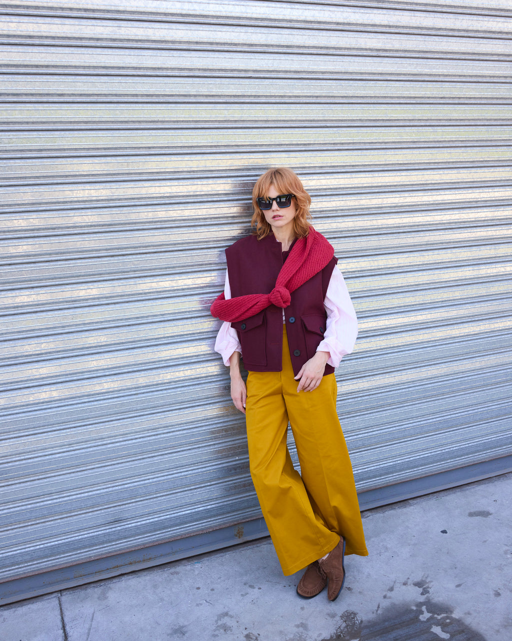 Pantalón 100% Algodon Tulipe Mostaza | Limited Edition