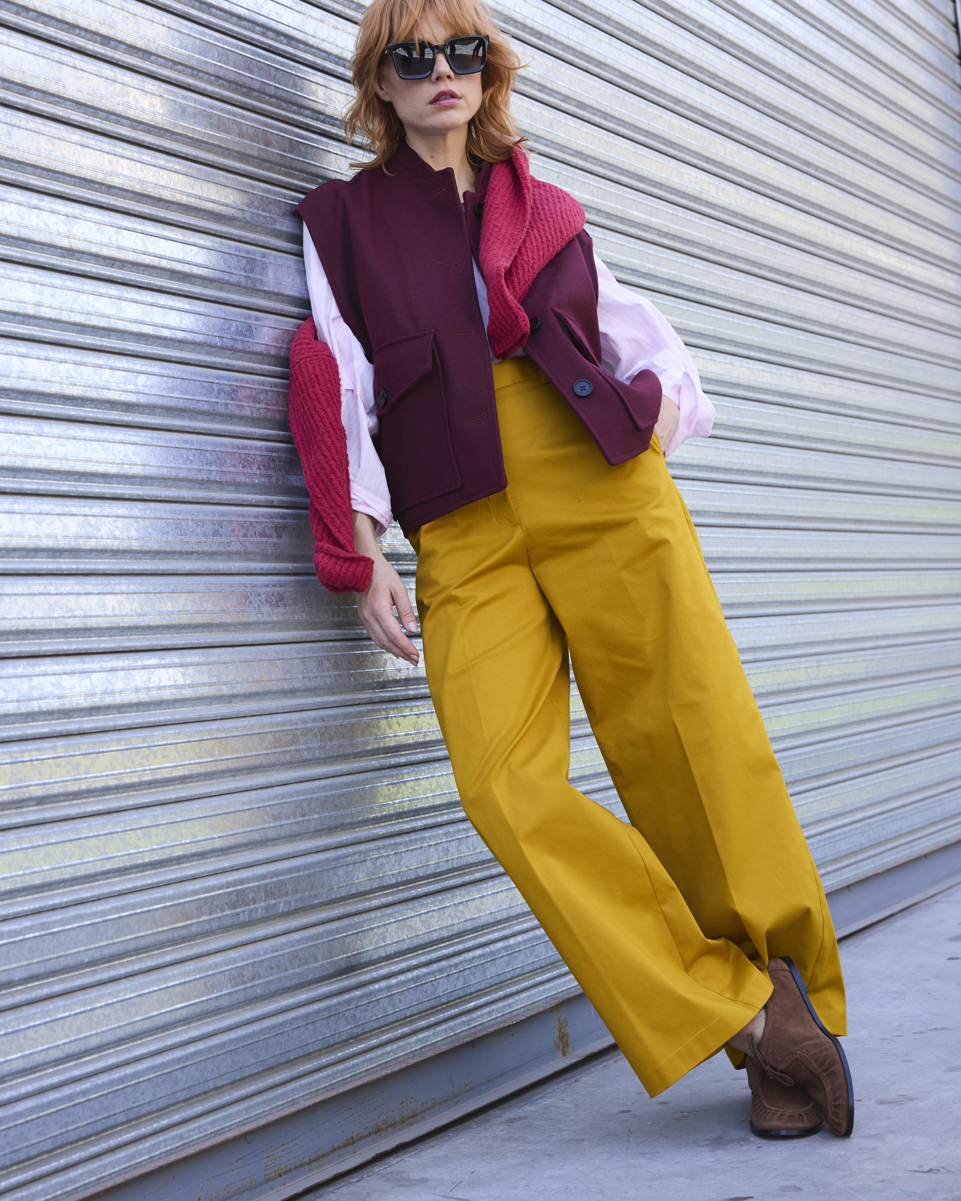 Pantalón 100% Algodon Tulipe Mostaza | Limited Edition