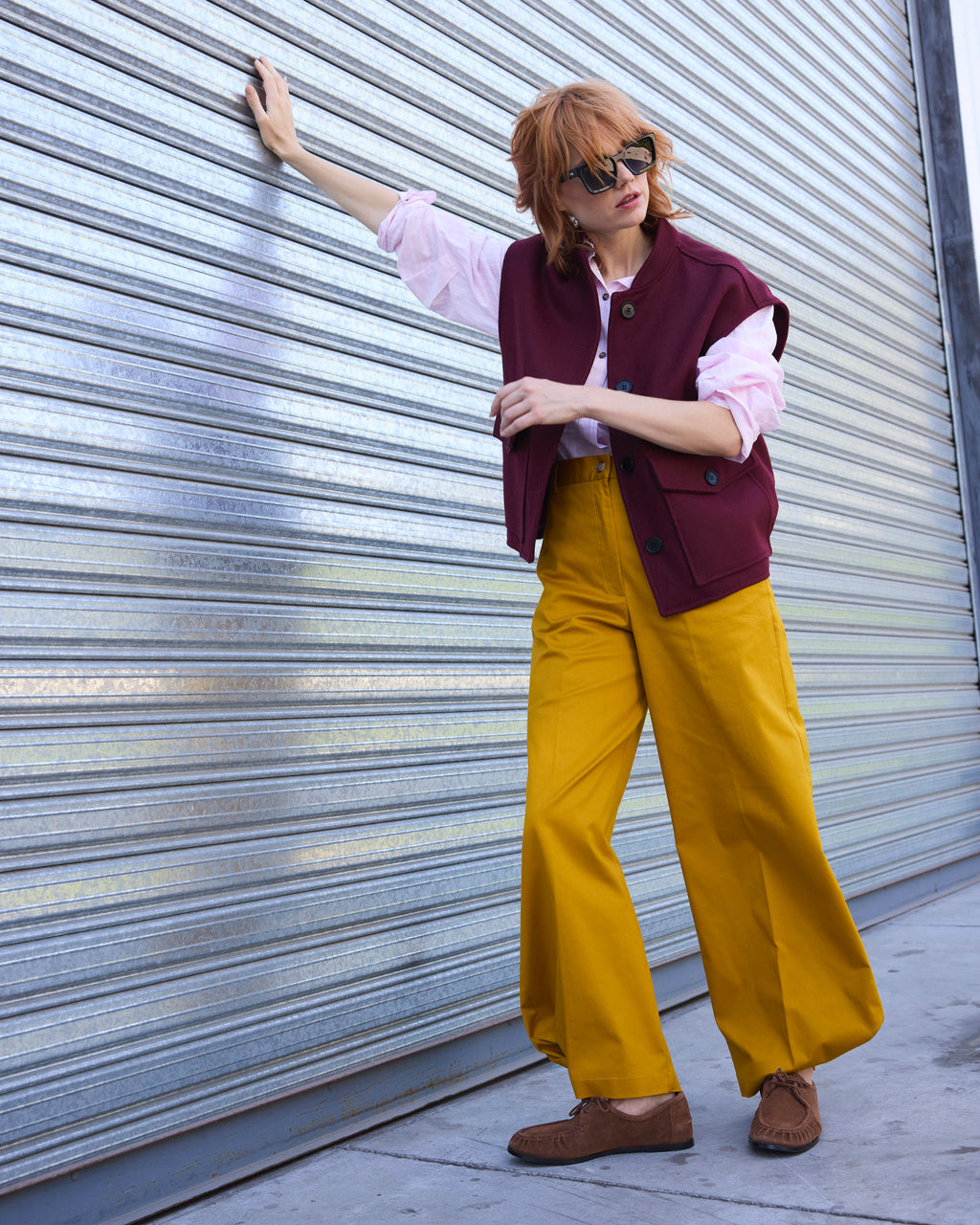 Pantalón 100% Algodon Tulipe Mostaza | Limited Edition