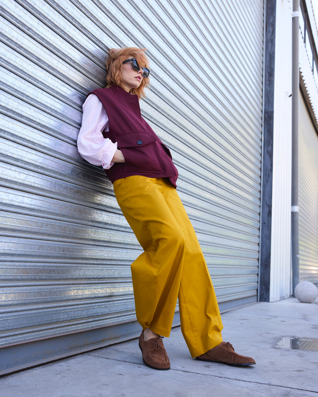 Pantalón 100% Algodon Tulipe Mostaza | Limited Edition