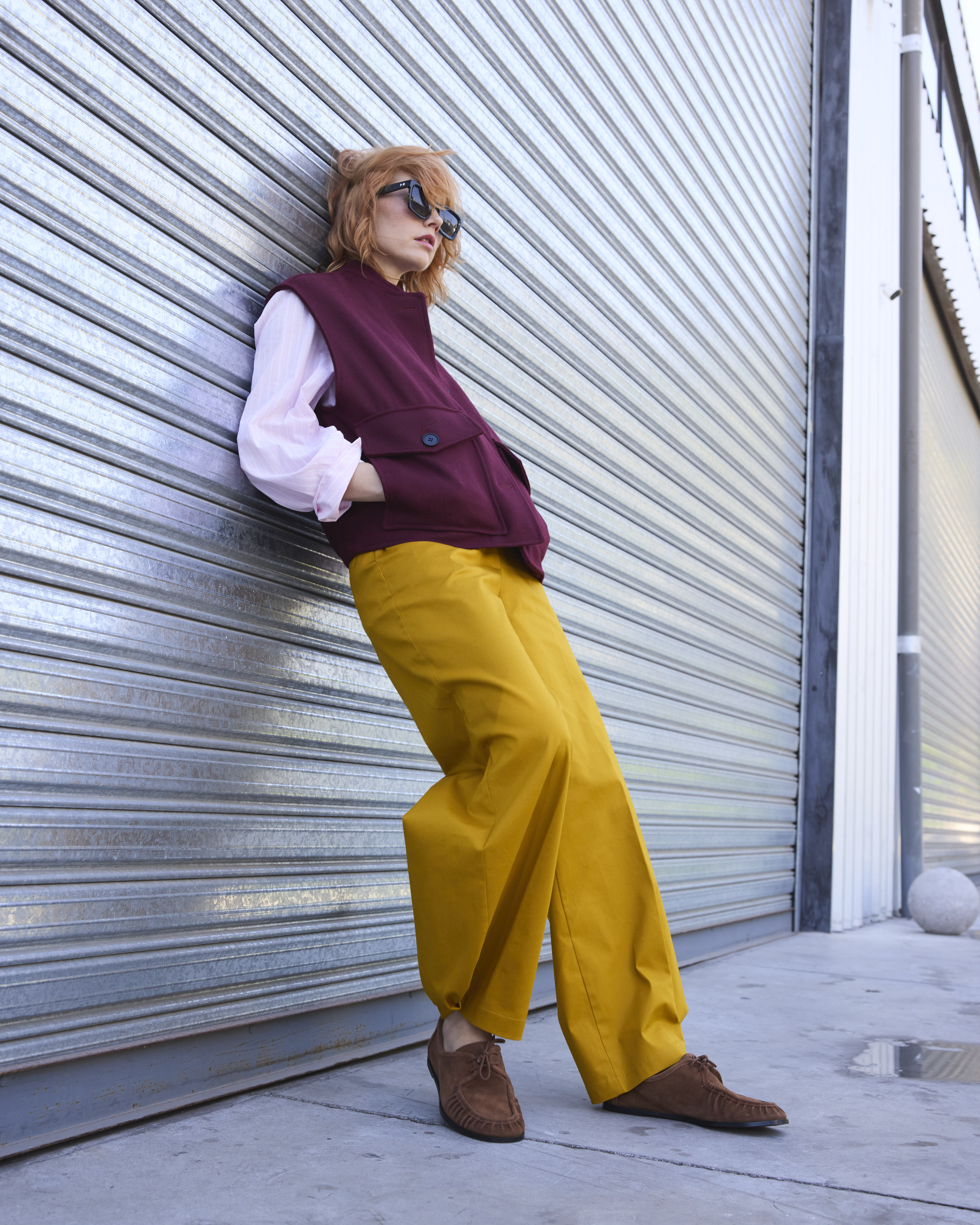 Pantalón 100% Algodon Tulipe Mostaza | Limited Edition