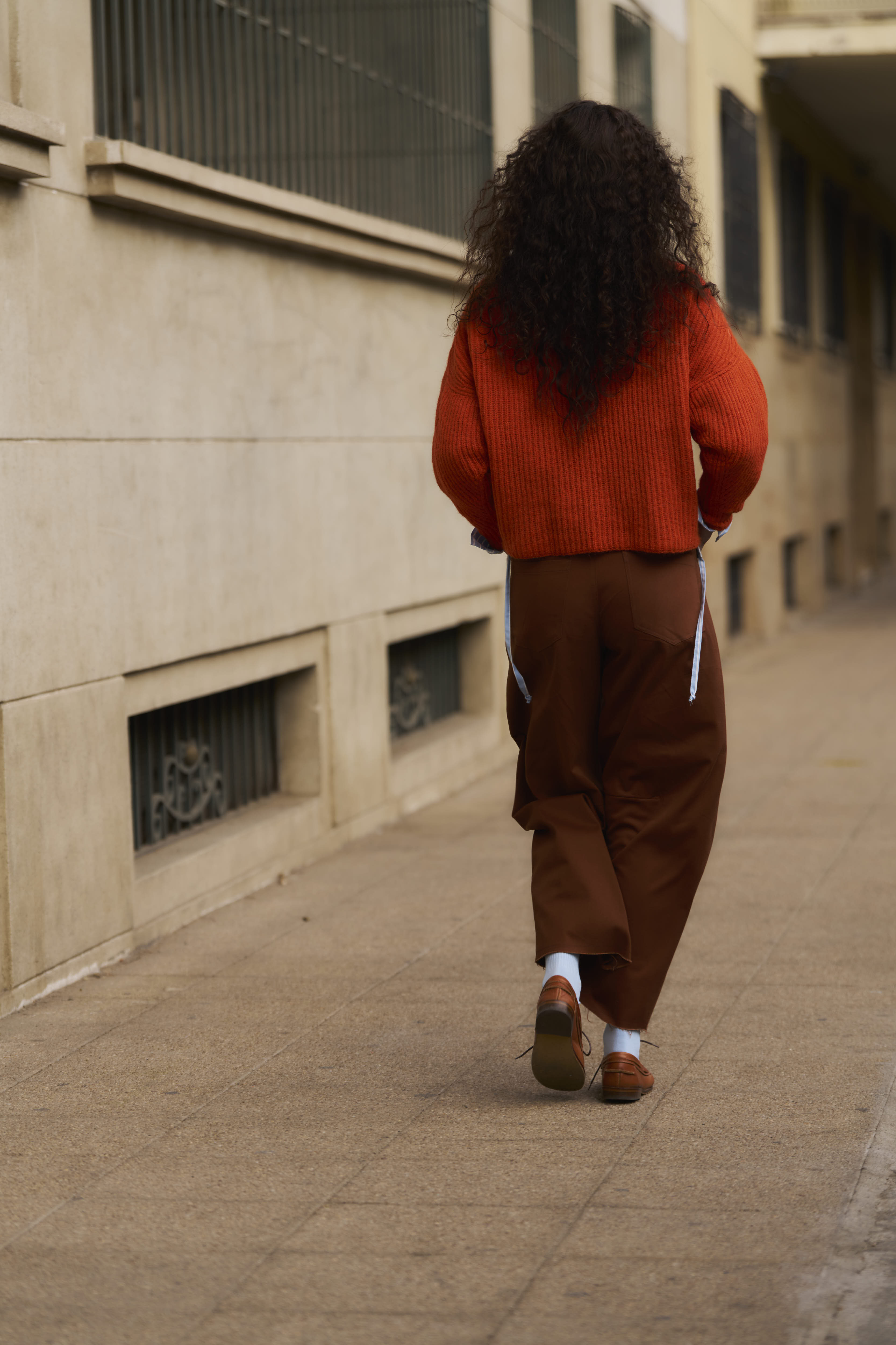 Pantalón Daft 100% Algodón Tabaco