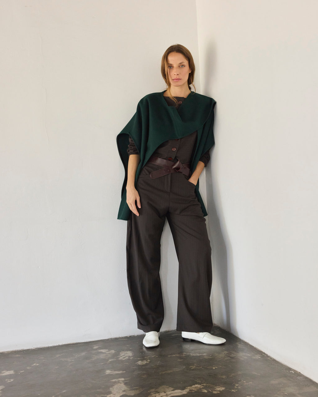 Cinturón Palmarosa Burdeo 100% Cuero