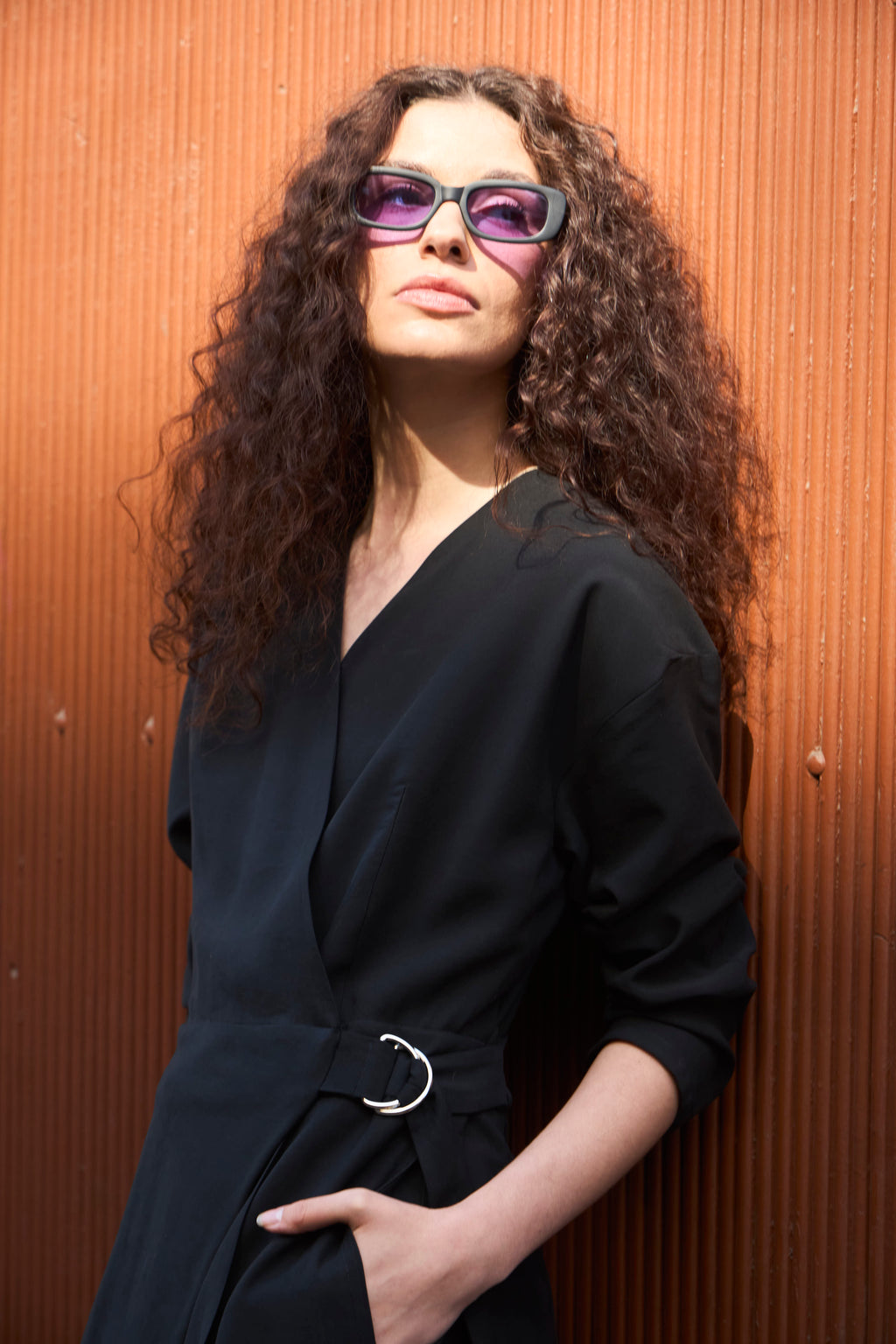 Periple Cupro Black Jumpsuit