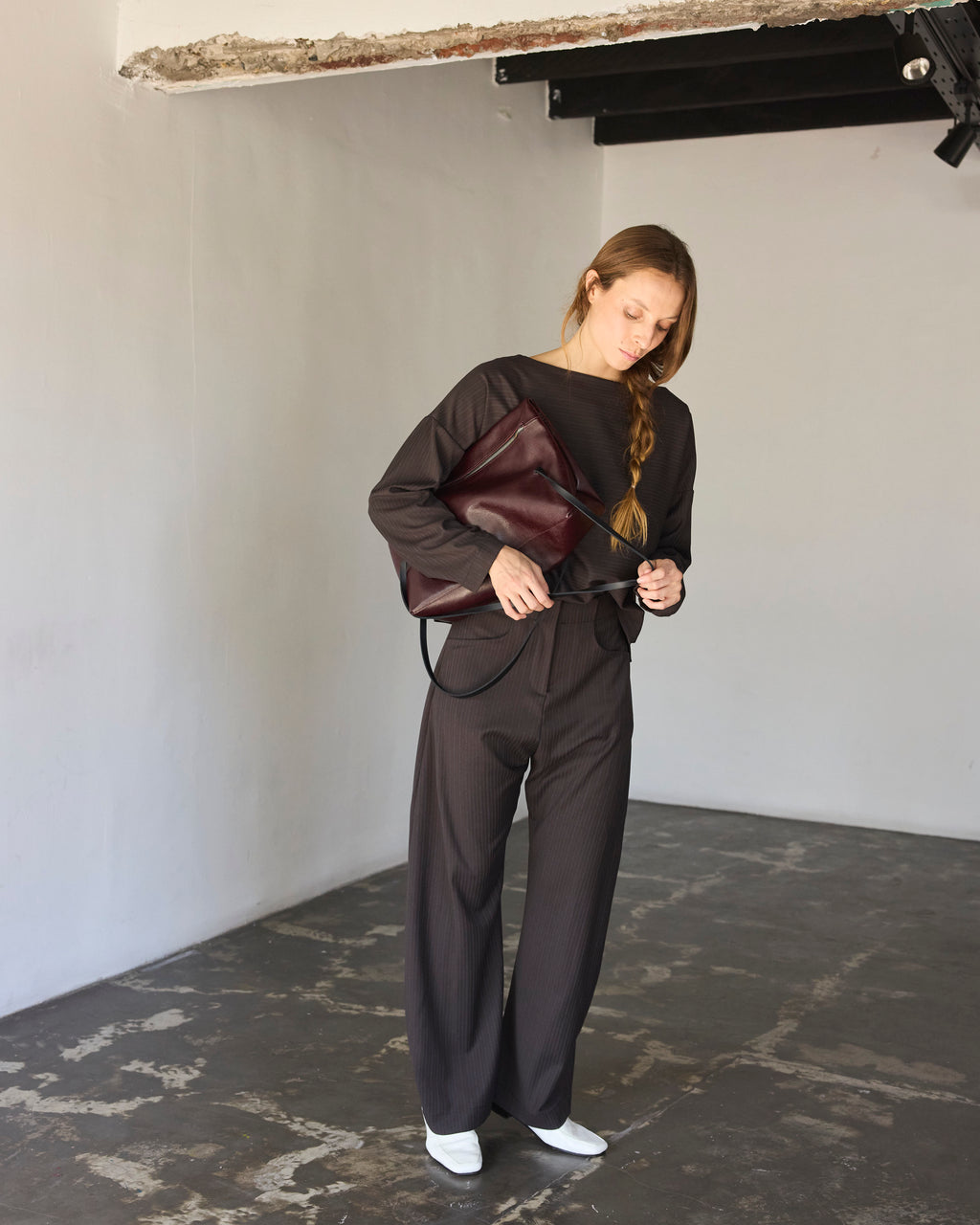 Chaquetilla Bouquete Listada Café