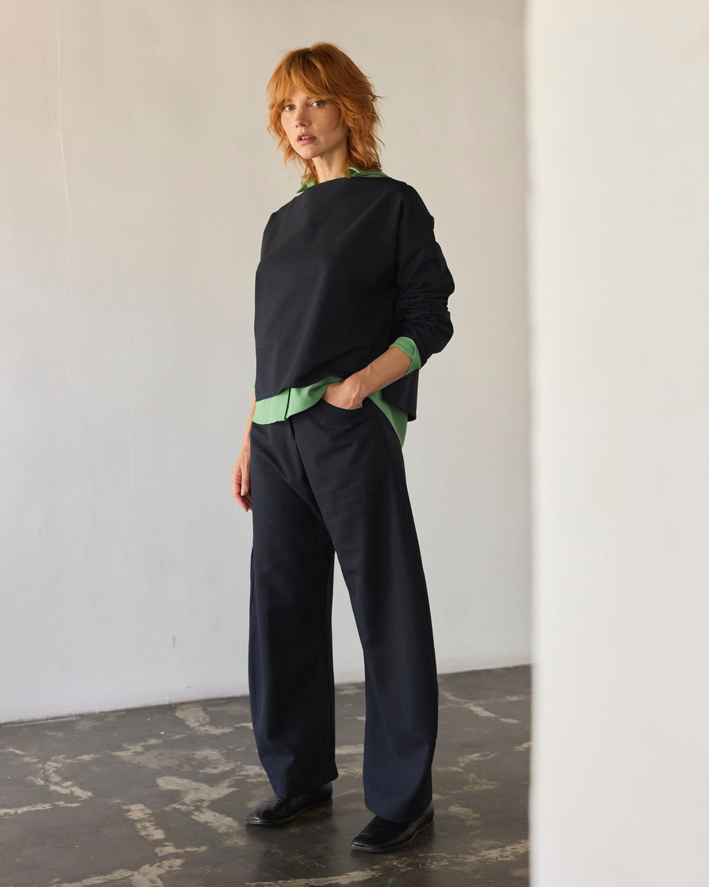 Chaquetilla Bouquete Listada Azul