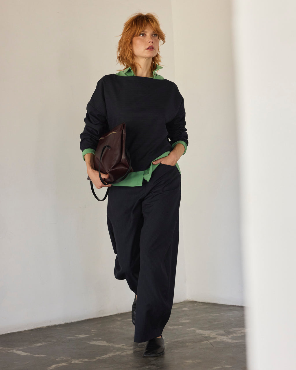 Chaquetilla Bouquete Listada Azul