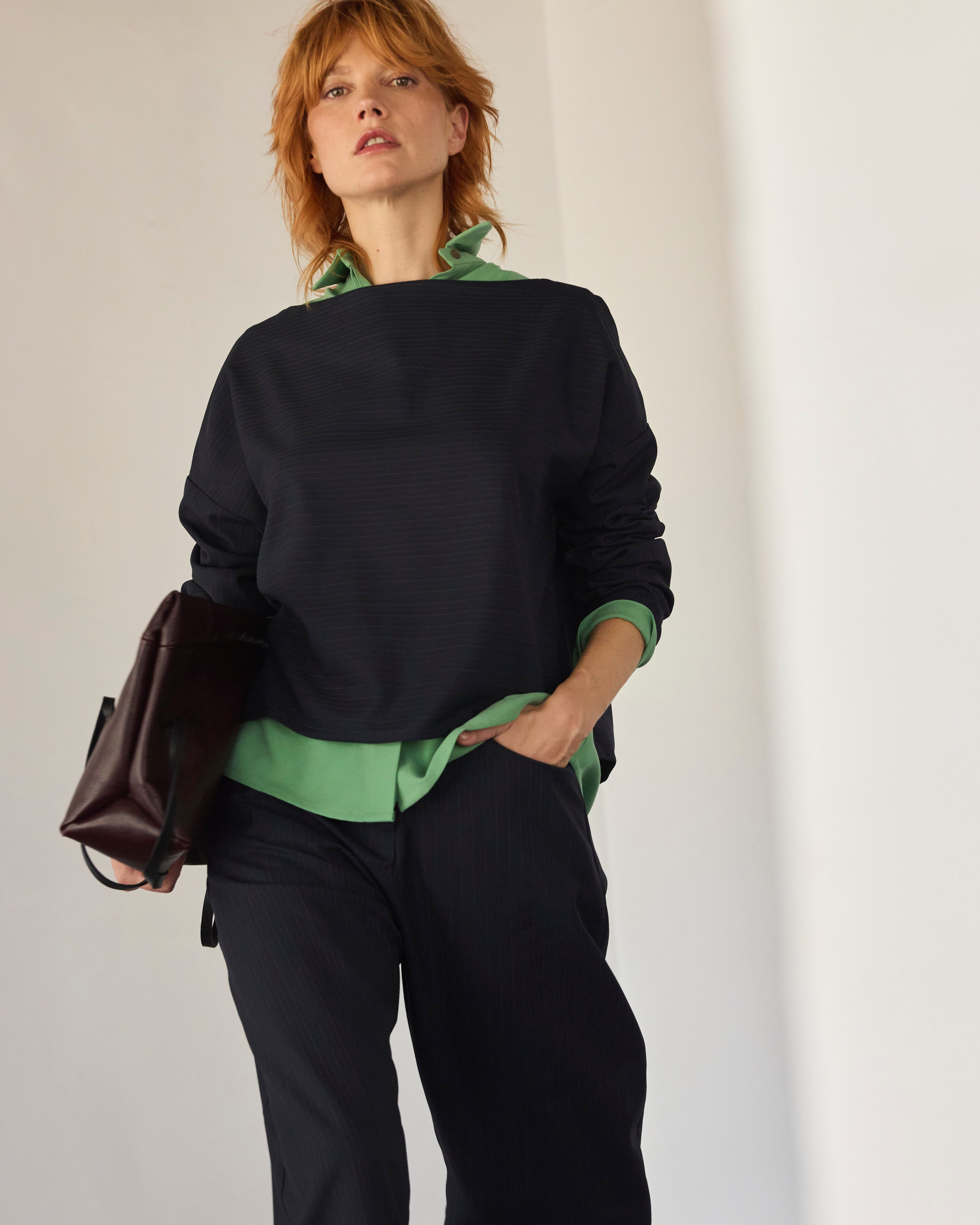 Chaquetilla Bouquete Listada Azul