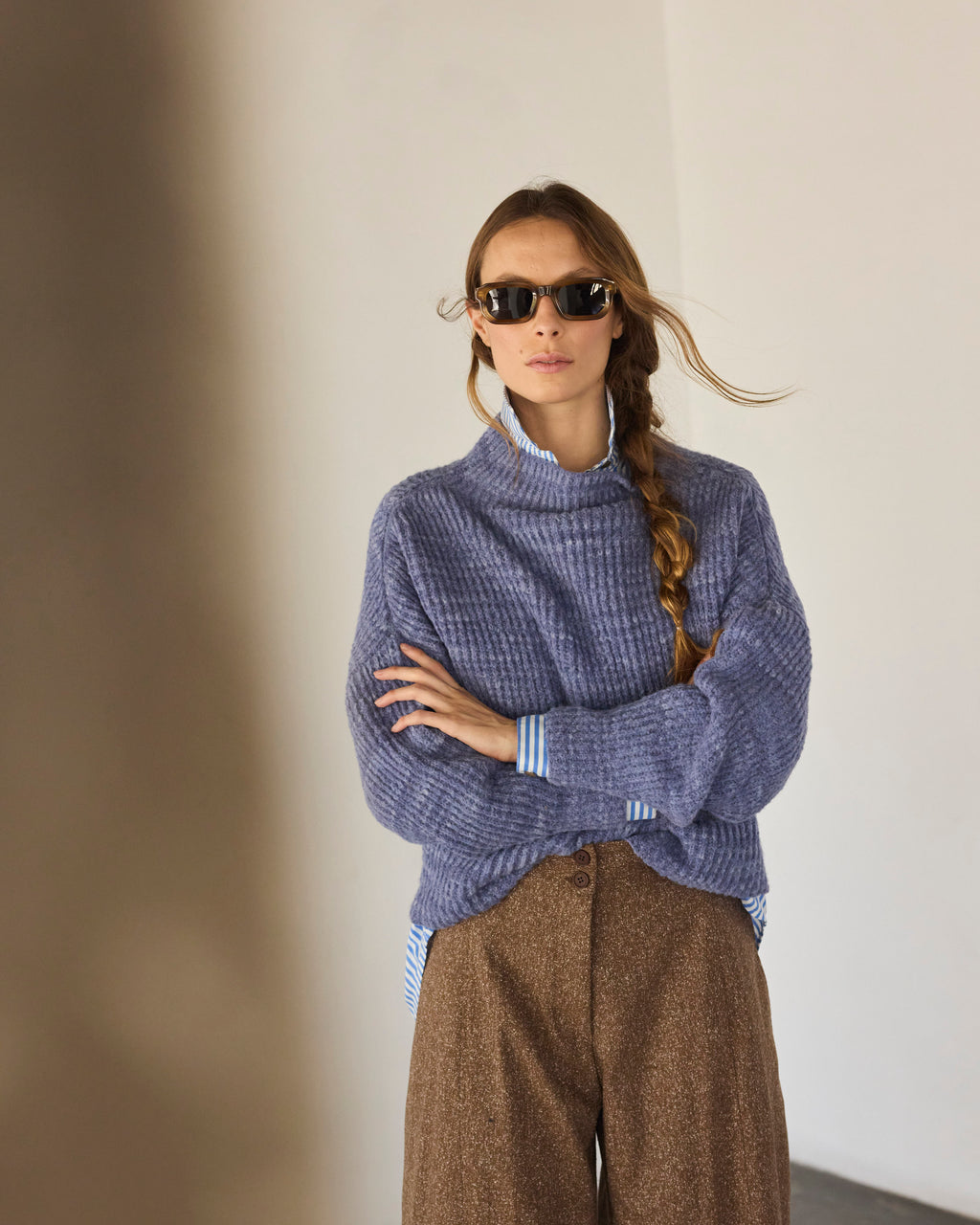 Pantalón Tiger Italian Virgin Wool Salpimienta Café