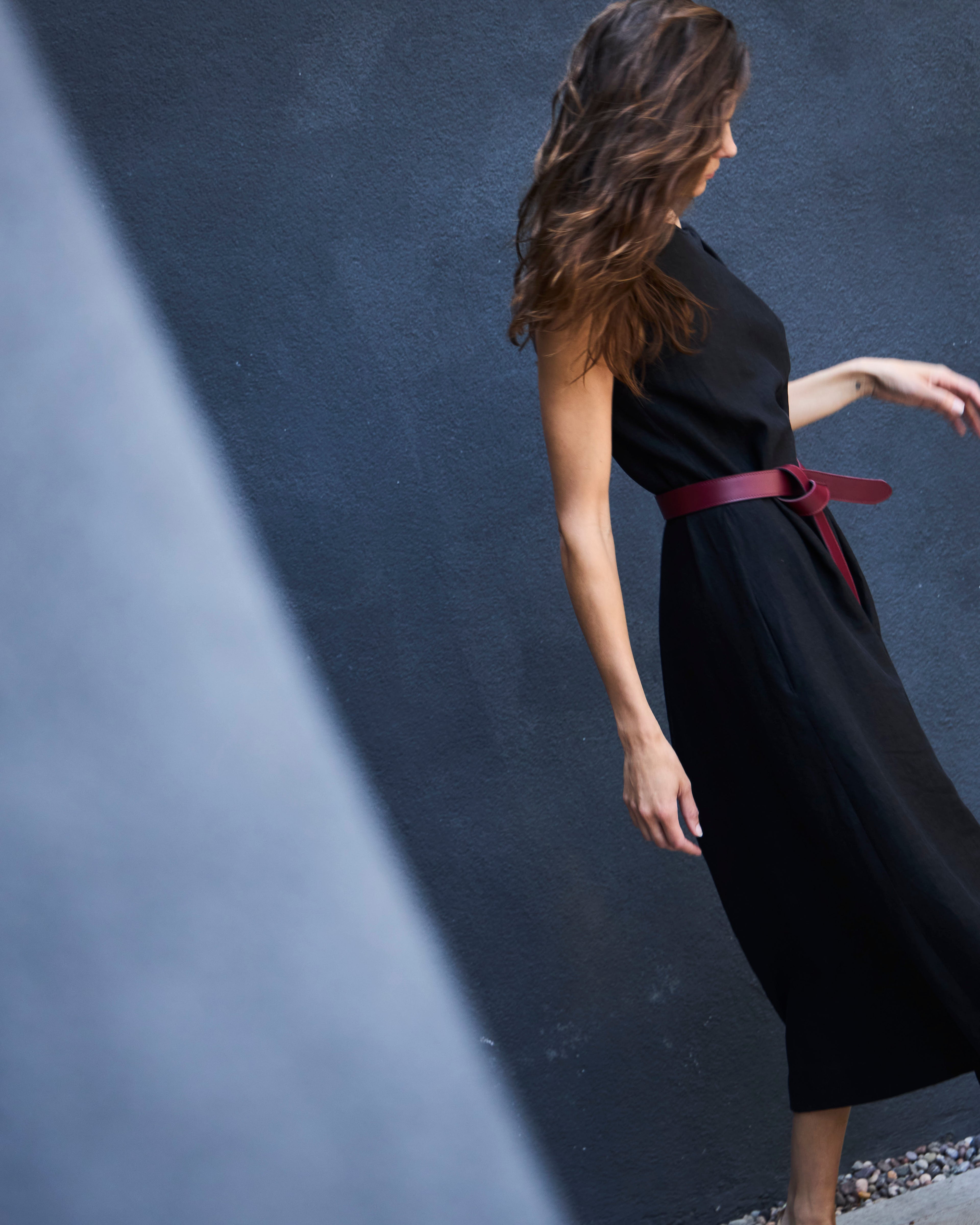 Vestido Coeur Lino Negro