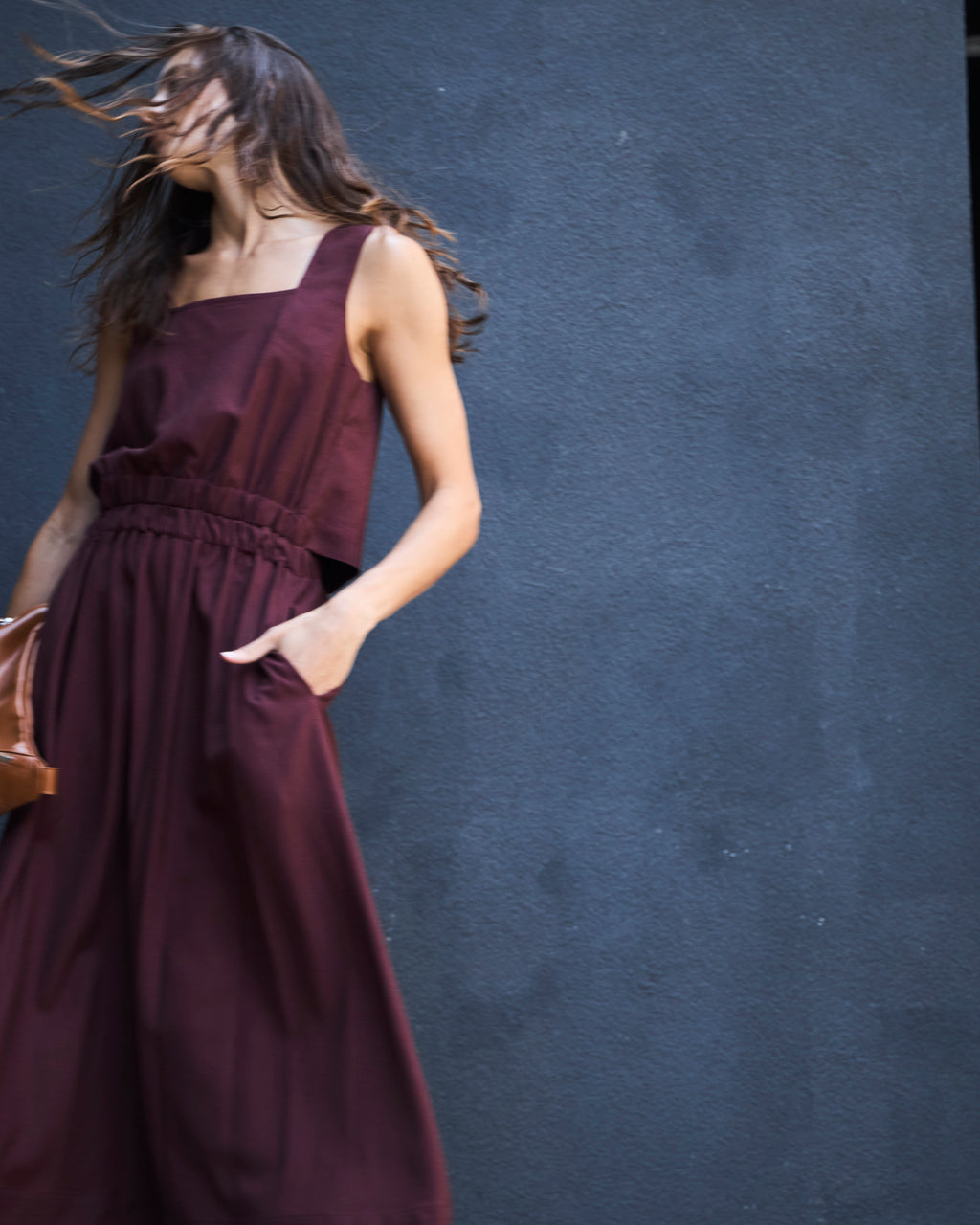 Vestido Chou Lino Carmenere