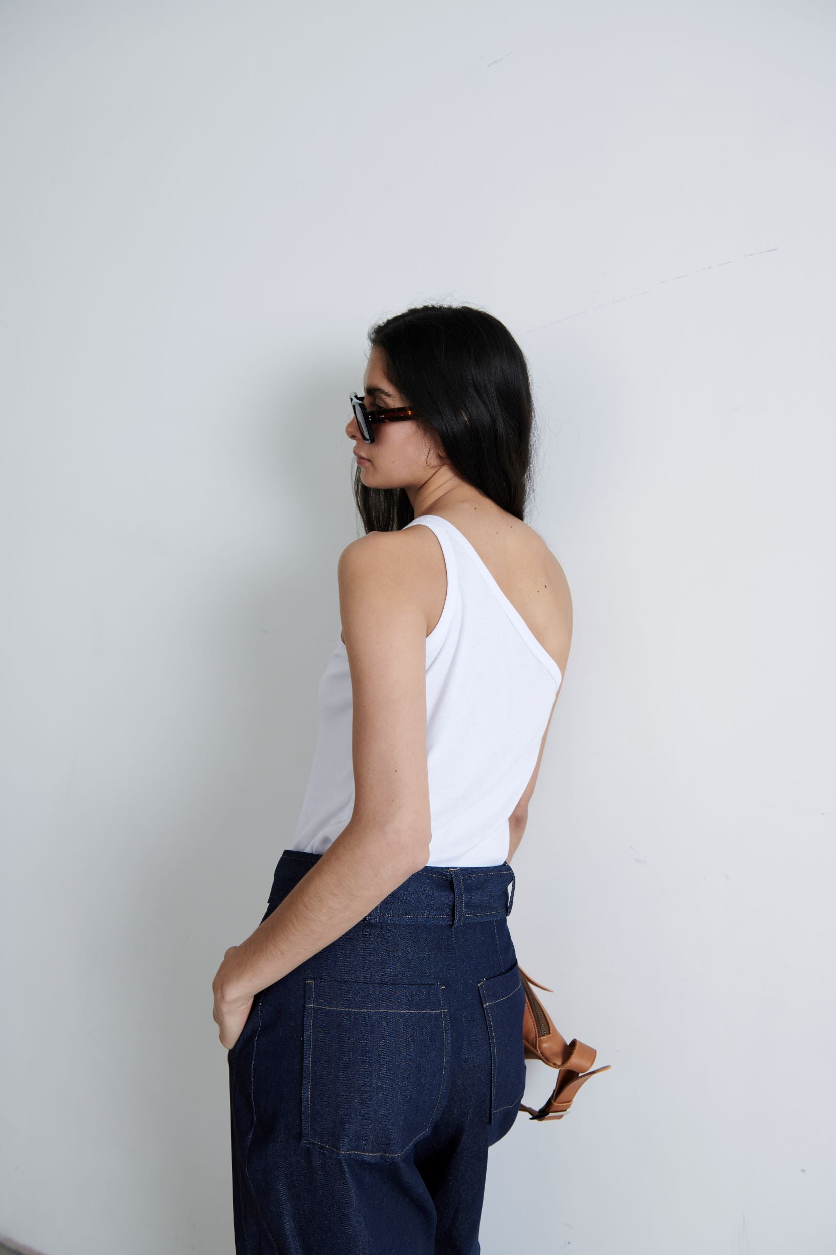 Polera Panamá Blanca