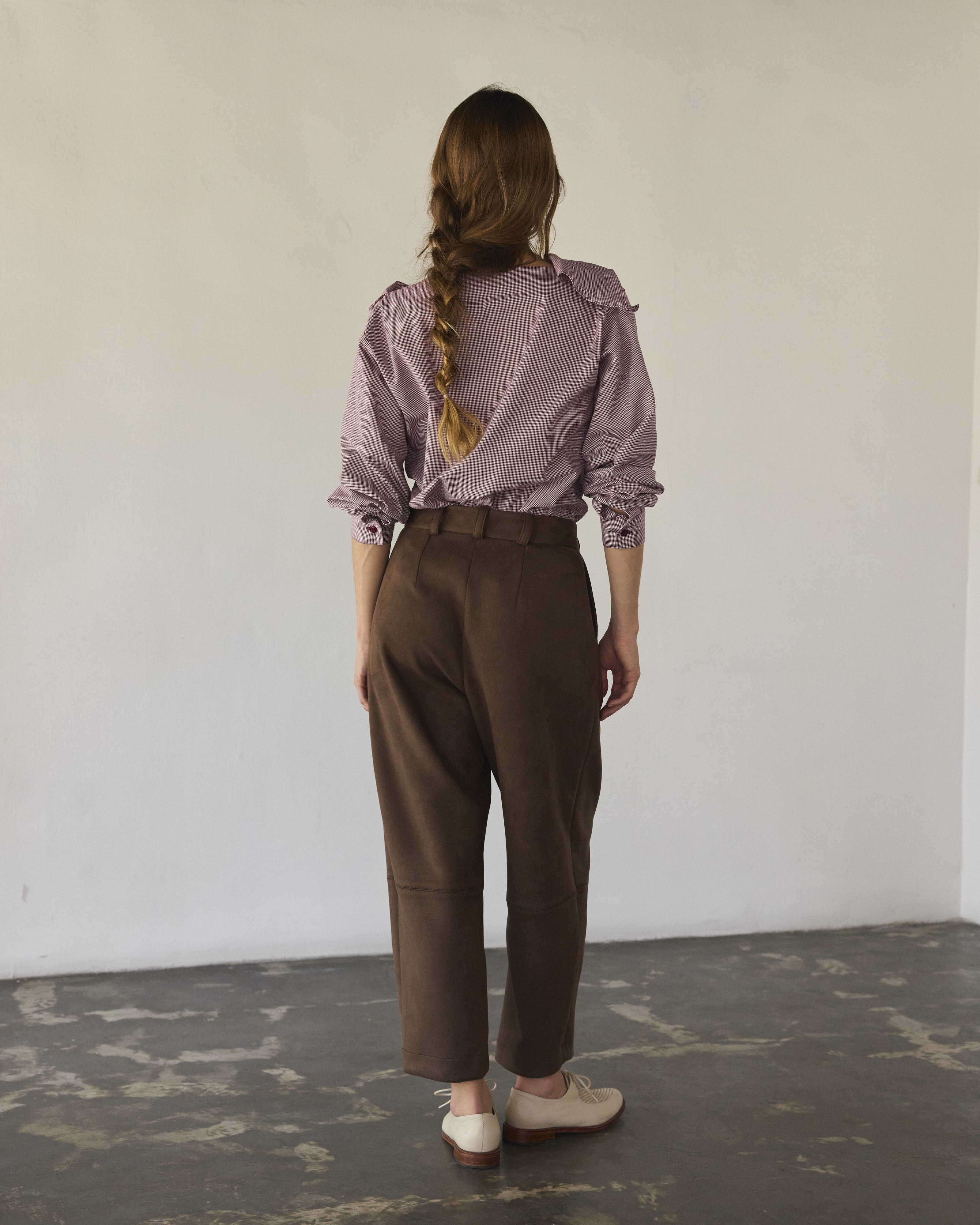 Pantalón Rondes Gamuzado Café