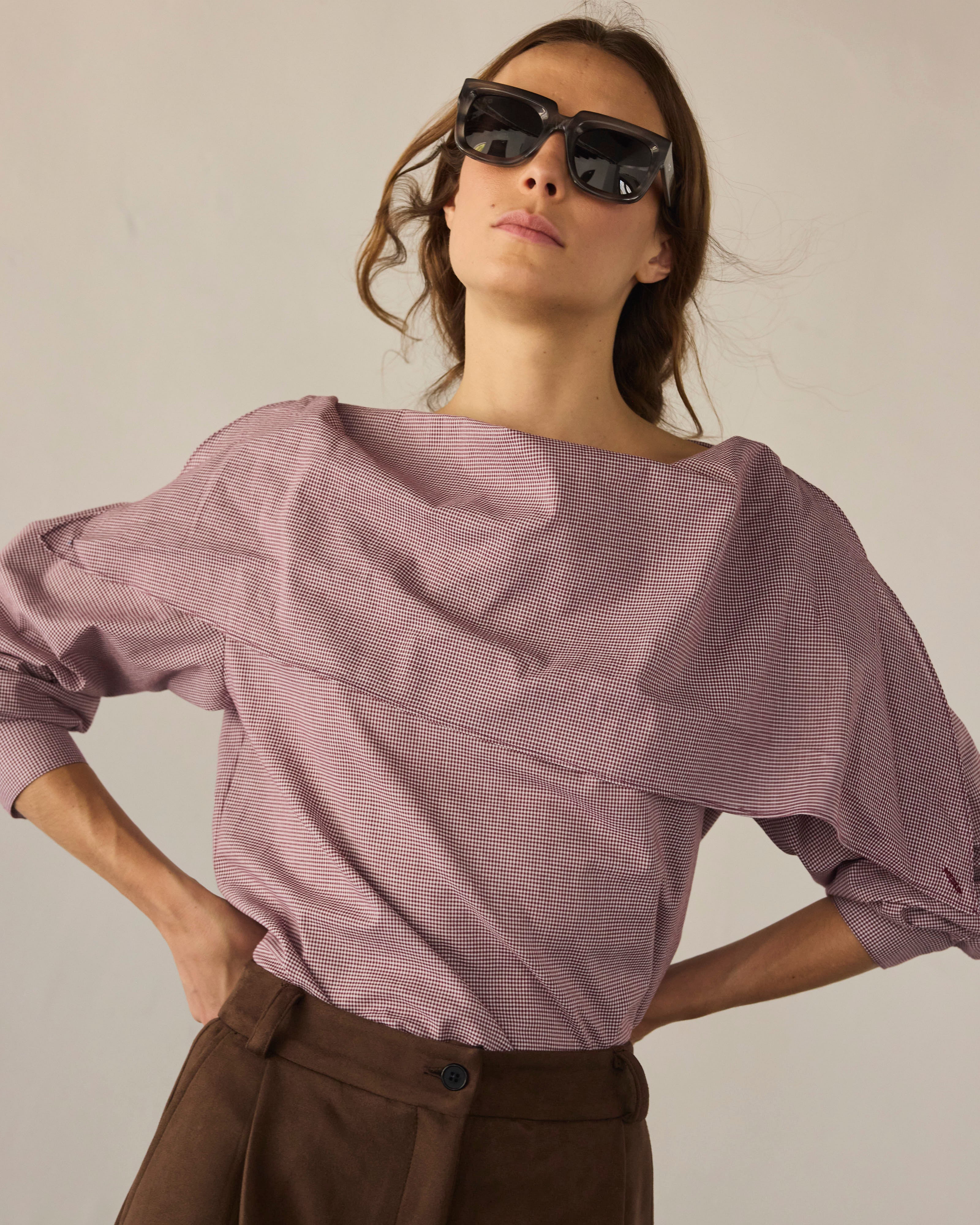 Pantalón Rondes Gamuzado Café