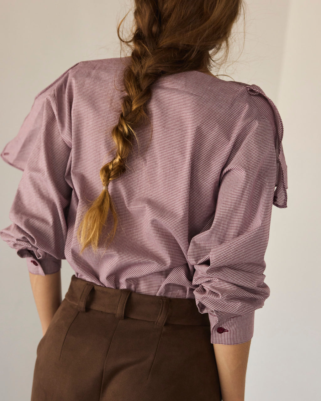 Pantalón Rondes Gamuzado Café