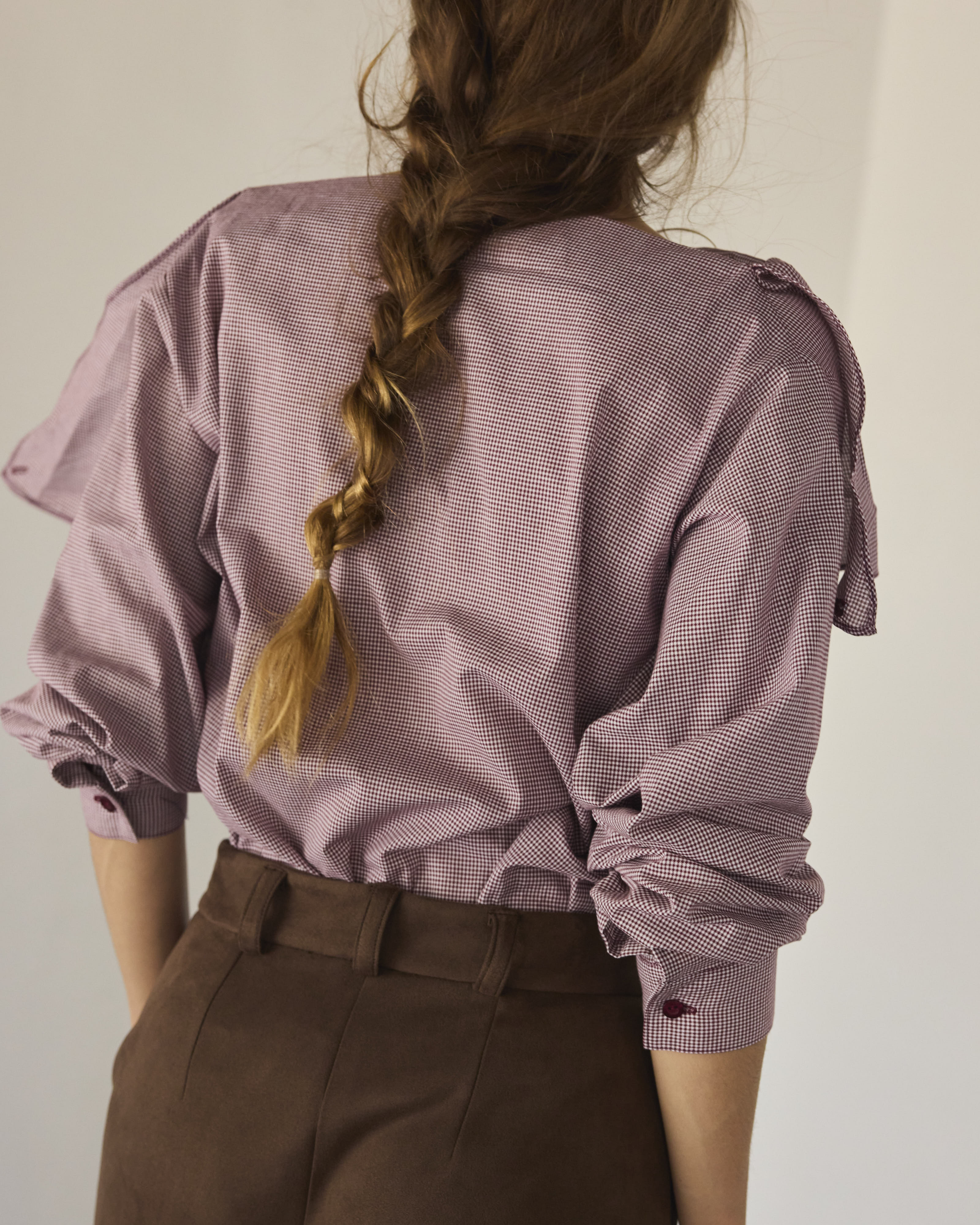 Pantalón Rondes Gamuzado Café