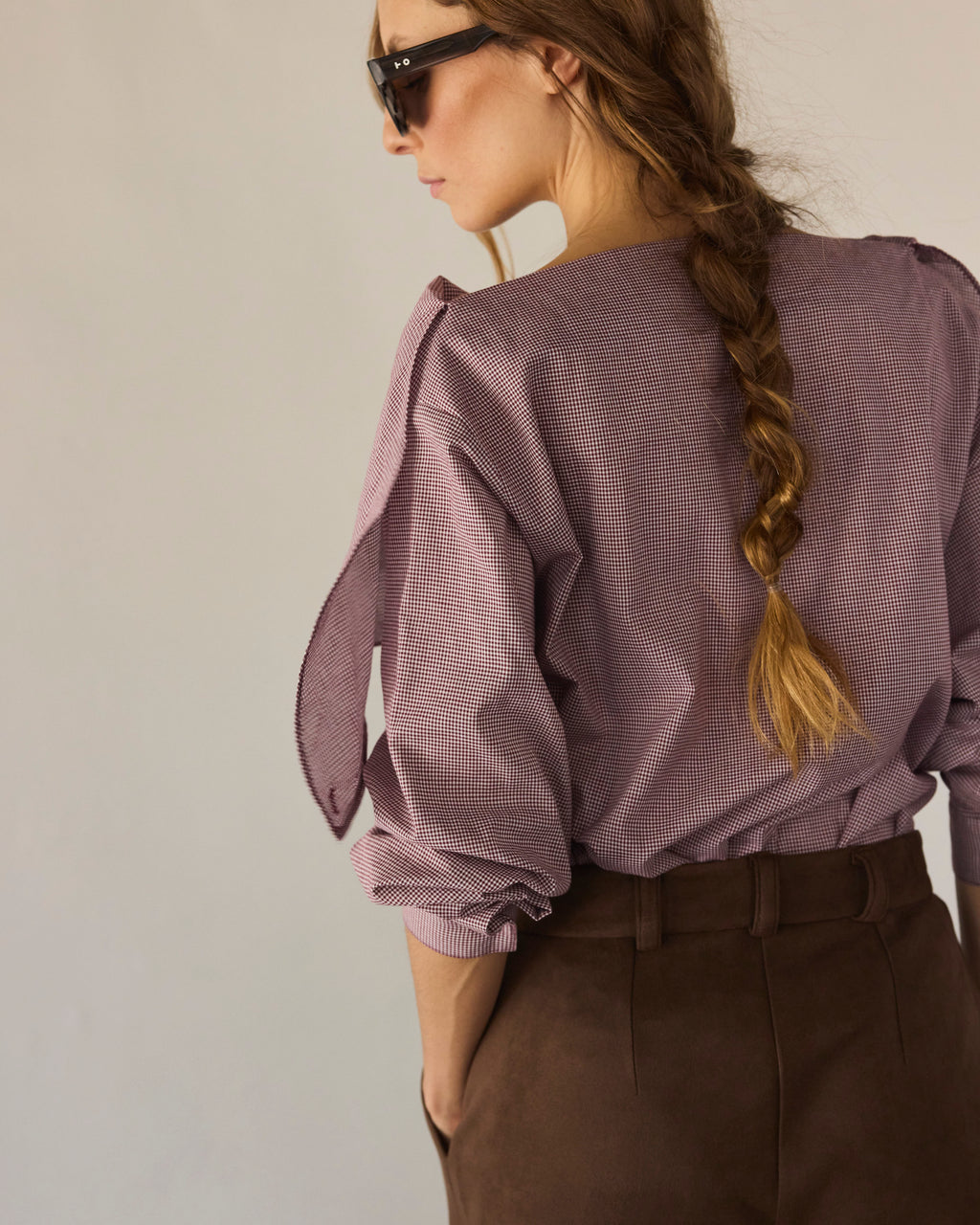 Pantalón Rondes Gamuzado Café