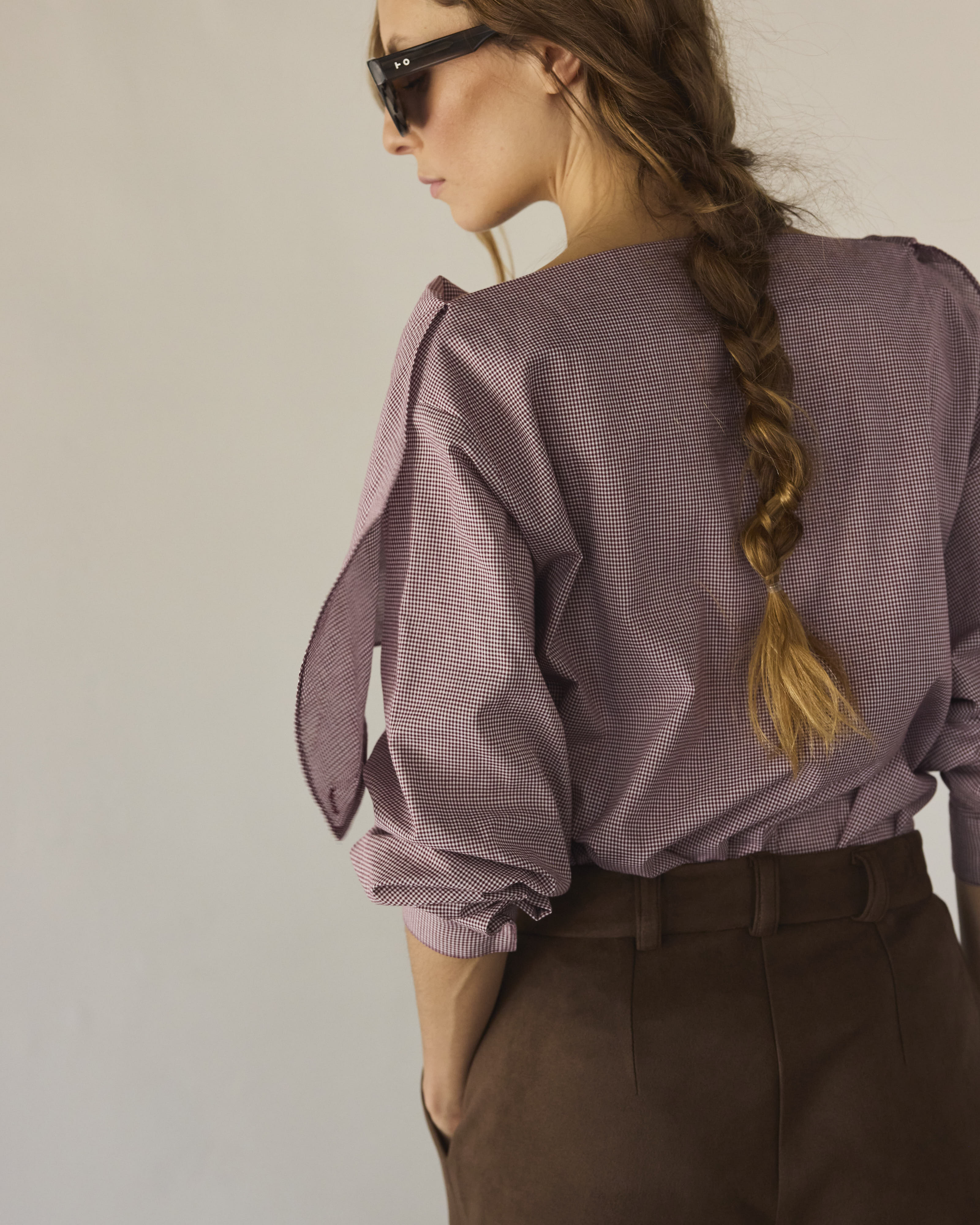 Pantalón Rondes Gamuzado Café