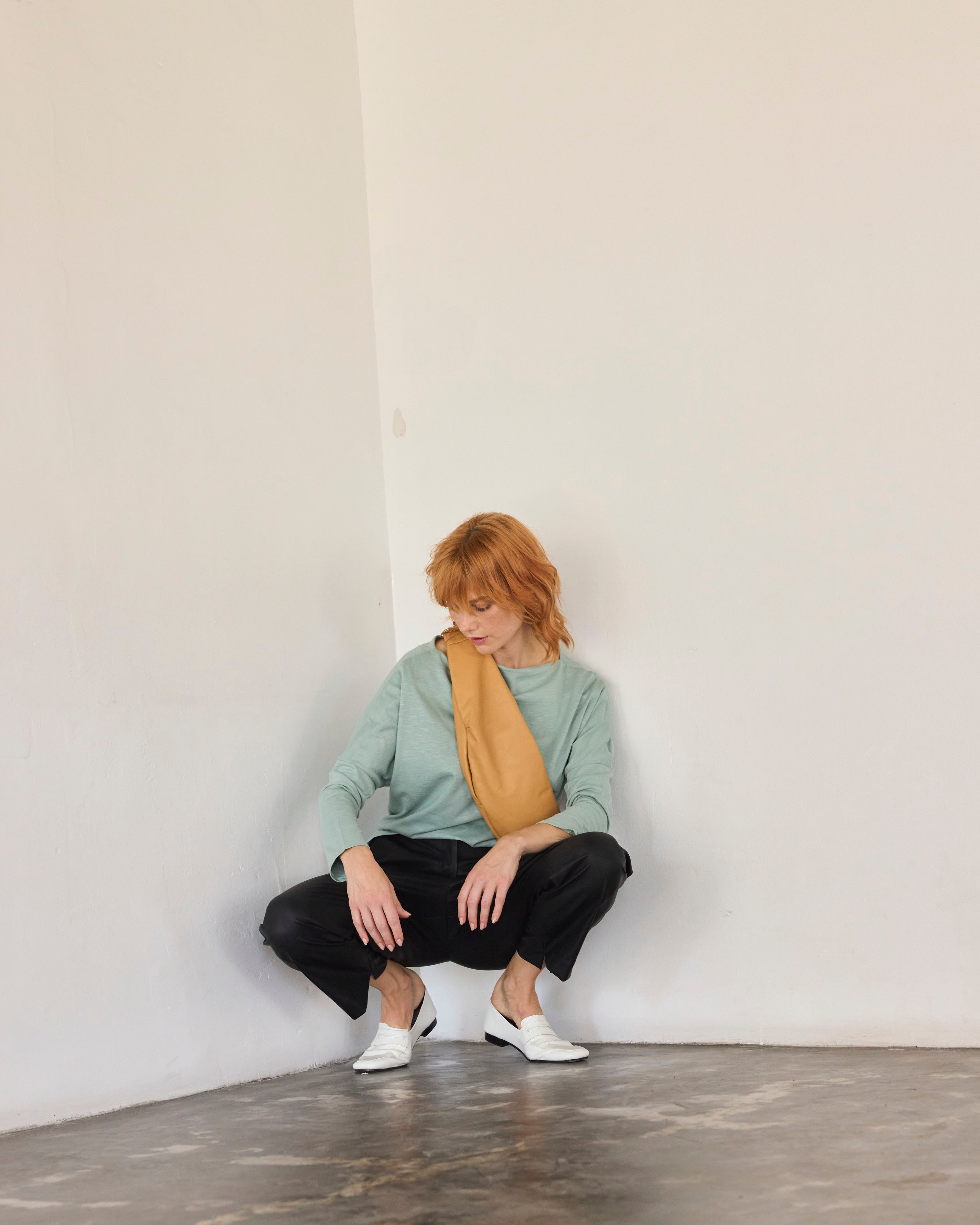 Banano Cinturón Bourdon 100% Cuero Vainilla