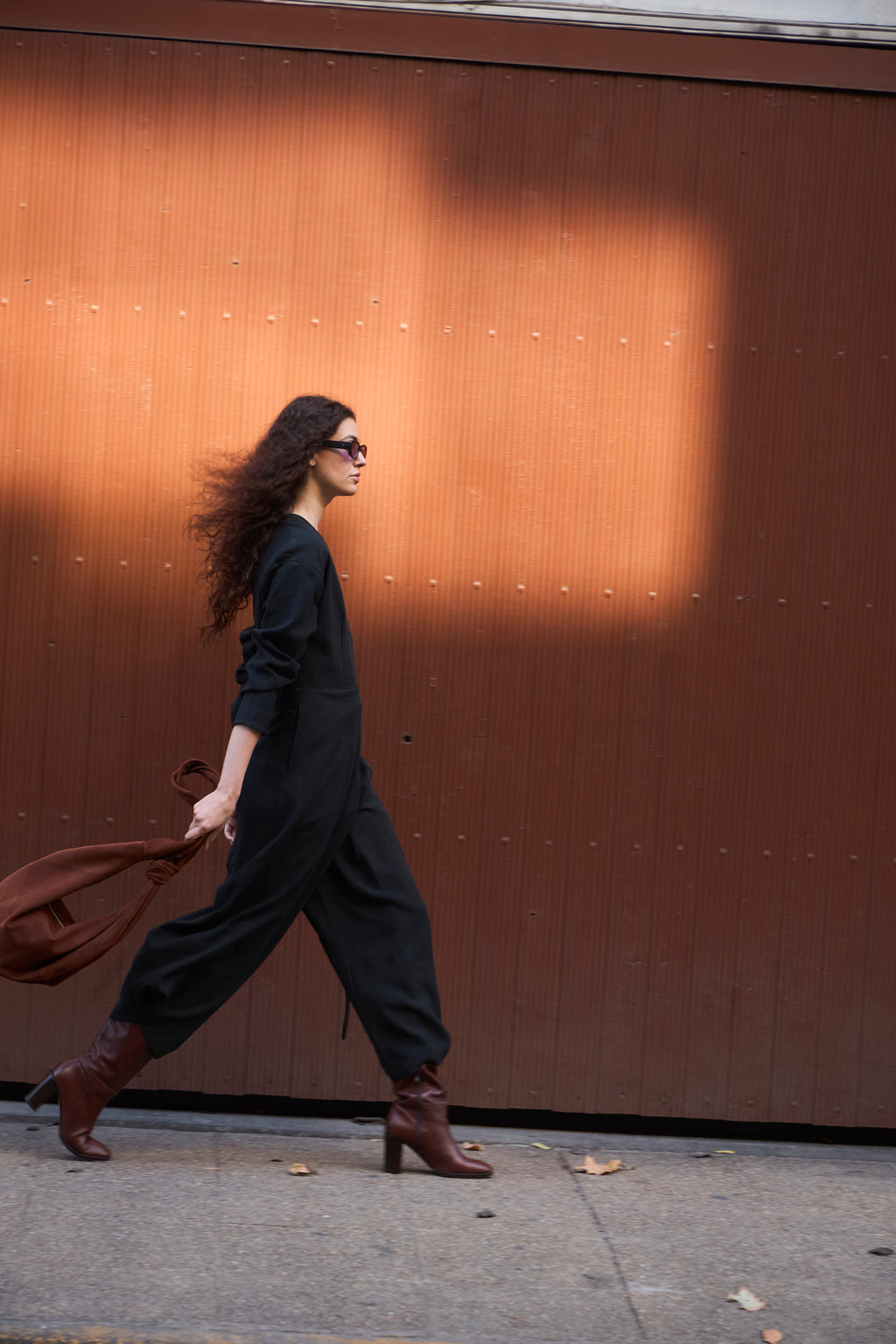 Periple Cupro Black Jumpsuit