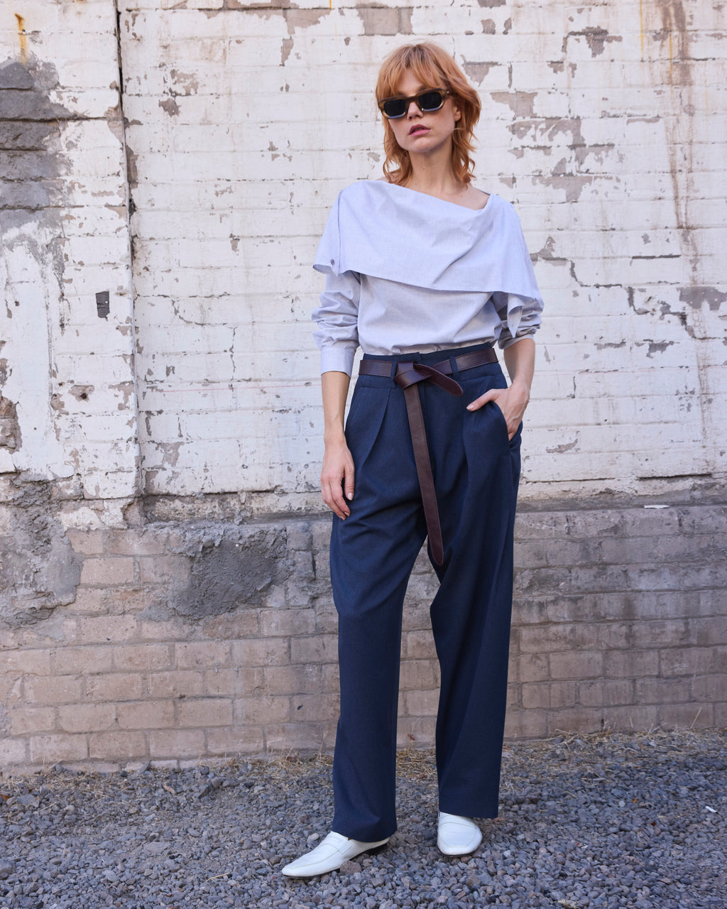 Pantalon Dahlia Espiga Azul (Pre-Order)