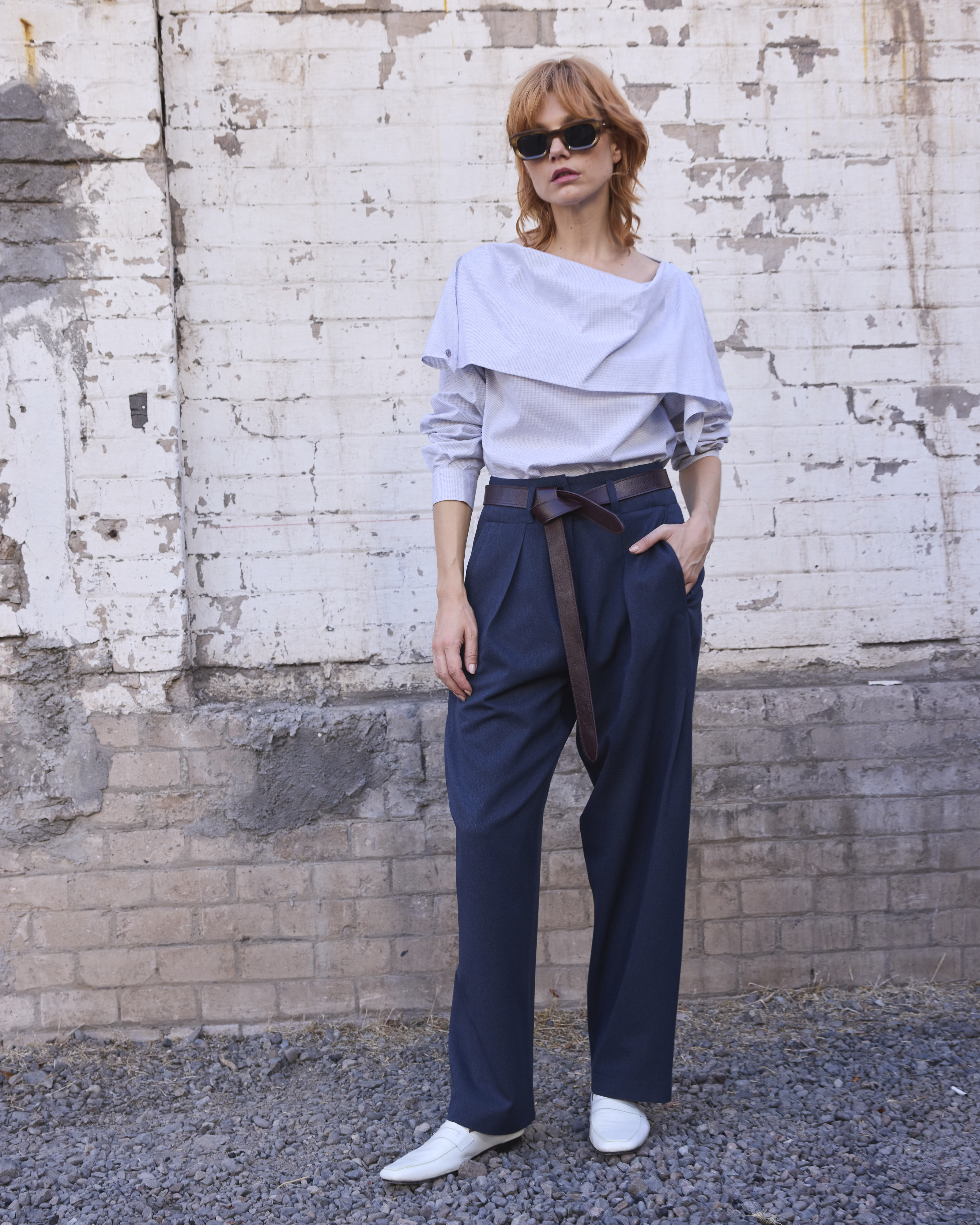 Pantalon Dahlia Espiga Azul (Pre-Order)