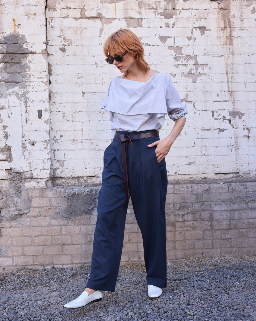 Pantalon Dahlia Espiga Azul (Pre-Order)