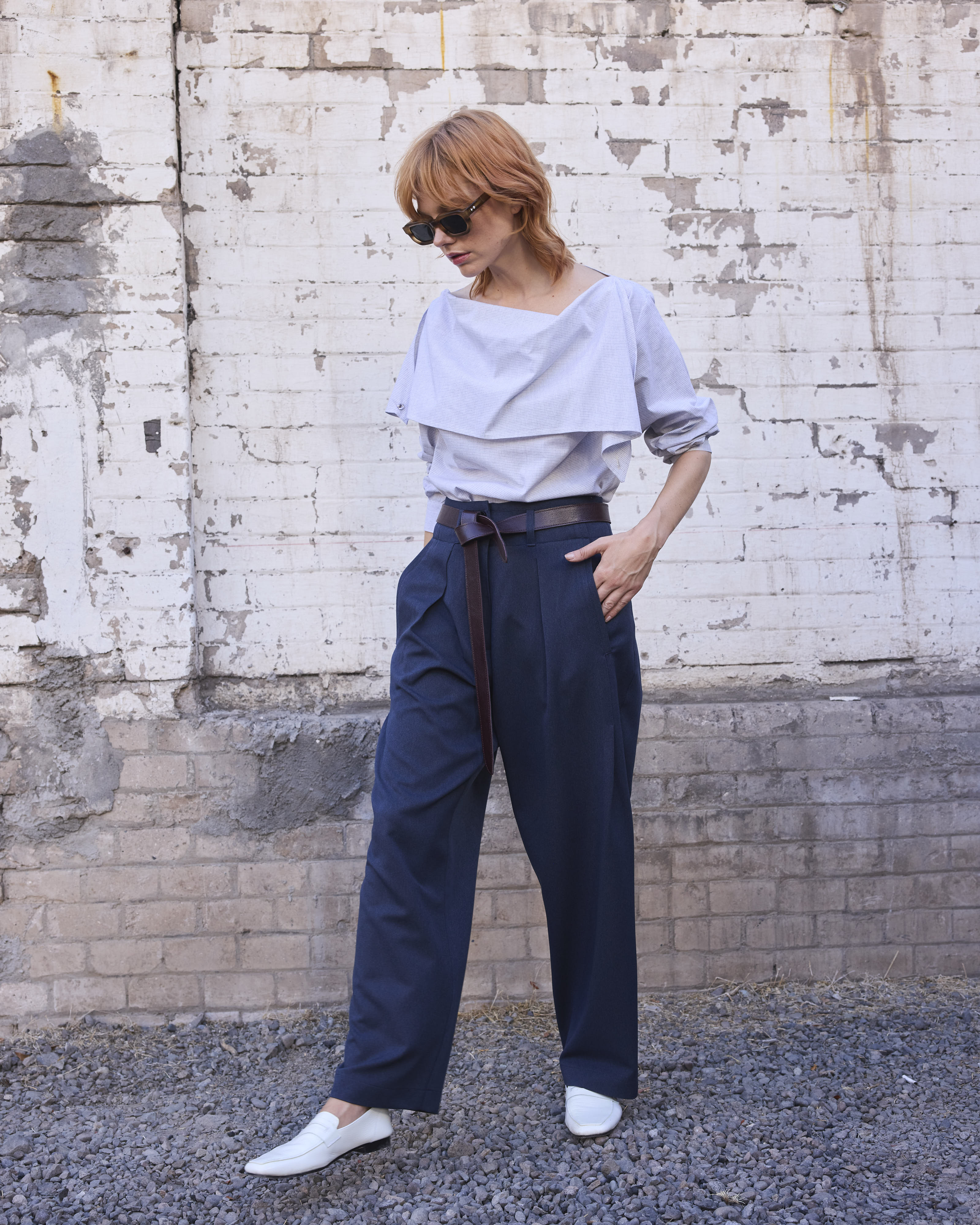 Pantalon Dahlia Espiga Azul (Pre-Order)