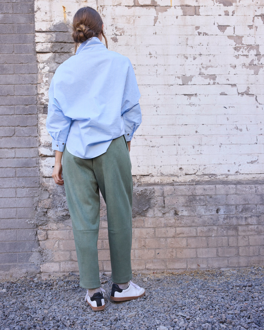 Pantalón Rondes Gamuzado Verde