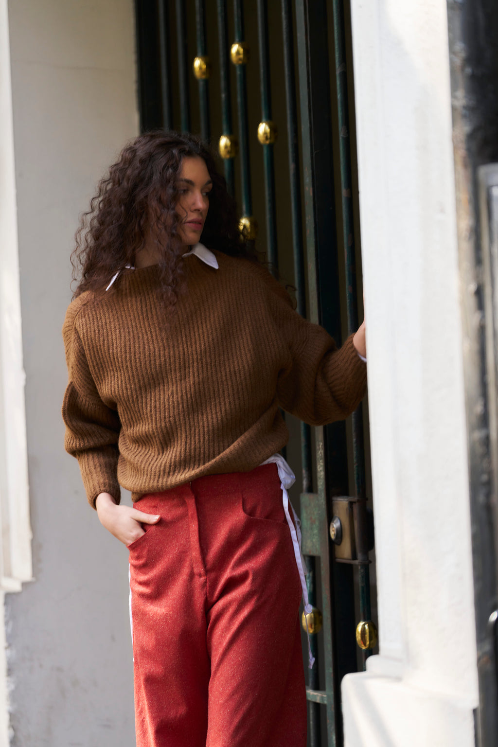 Sweater Maxima Superfine Alpaca Camel