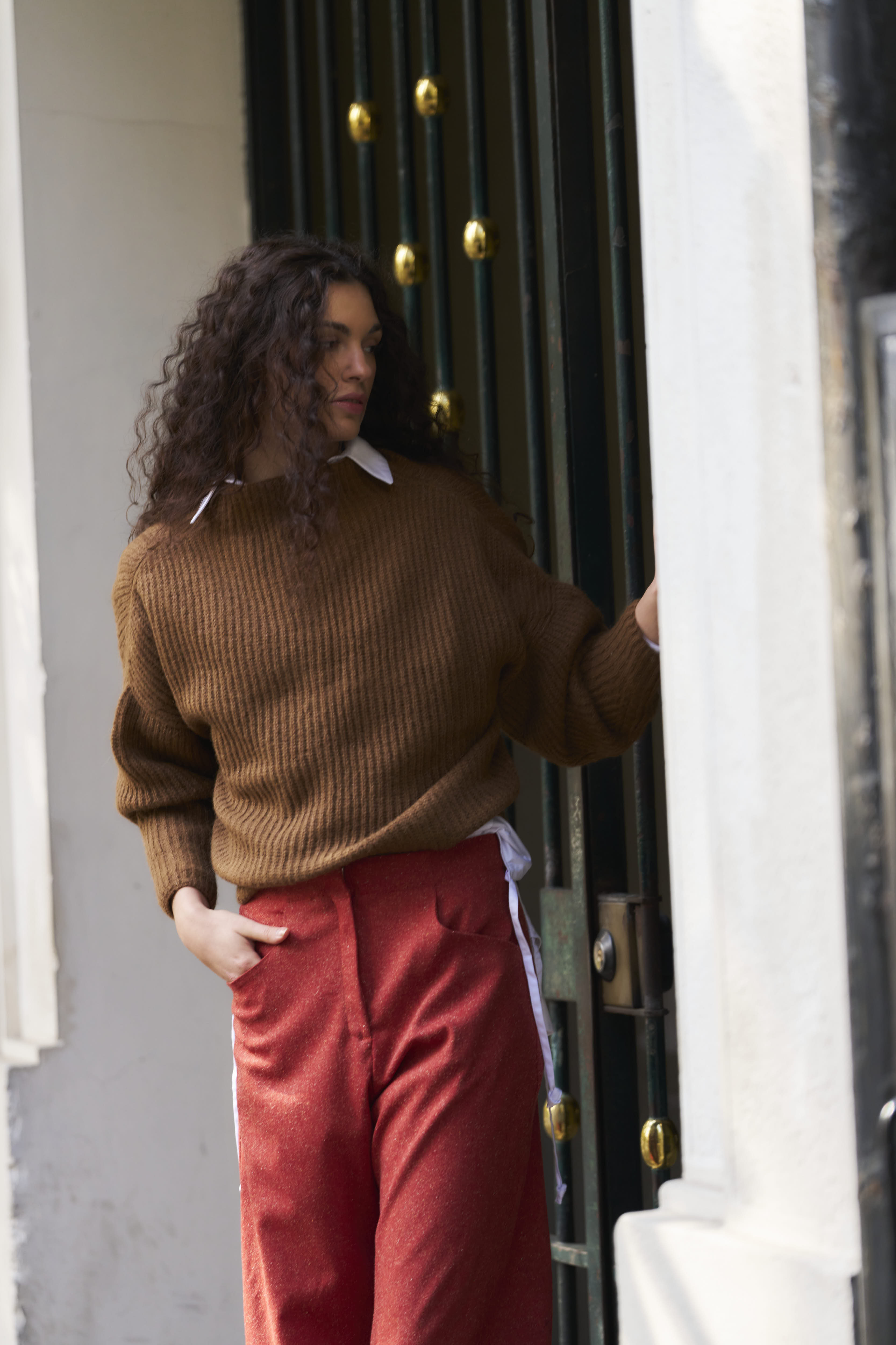 Sweater Maxima Superfine Alpaca Camel