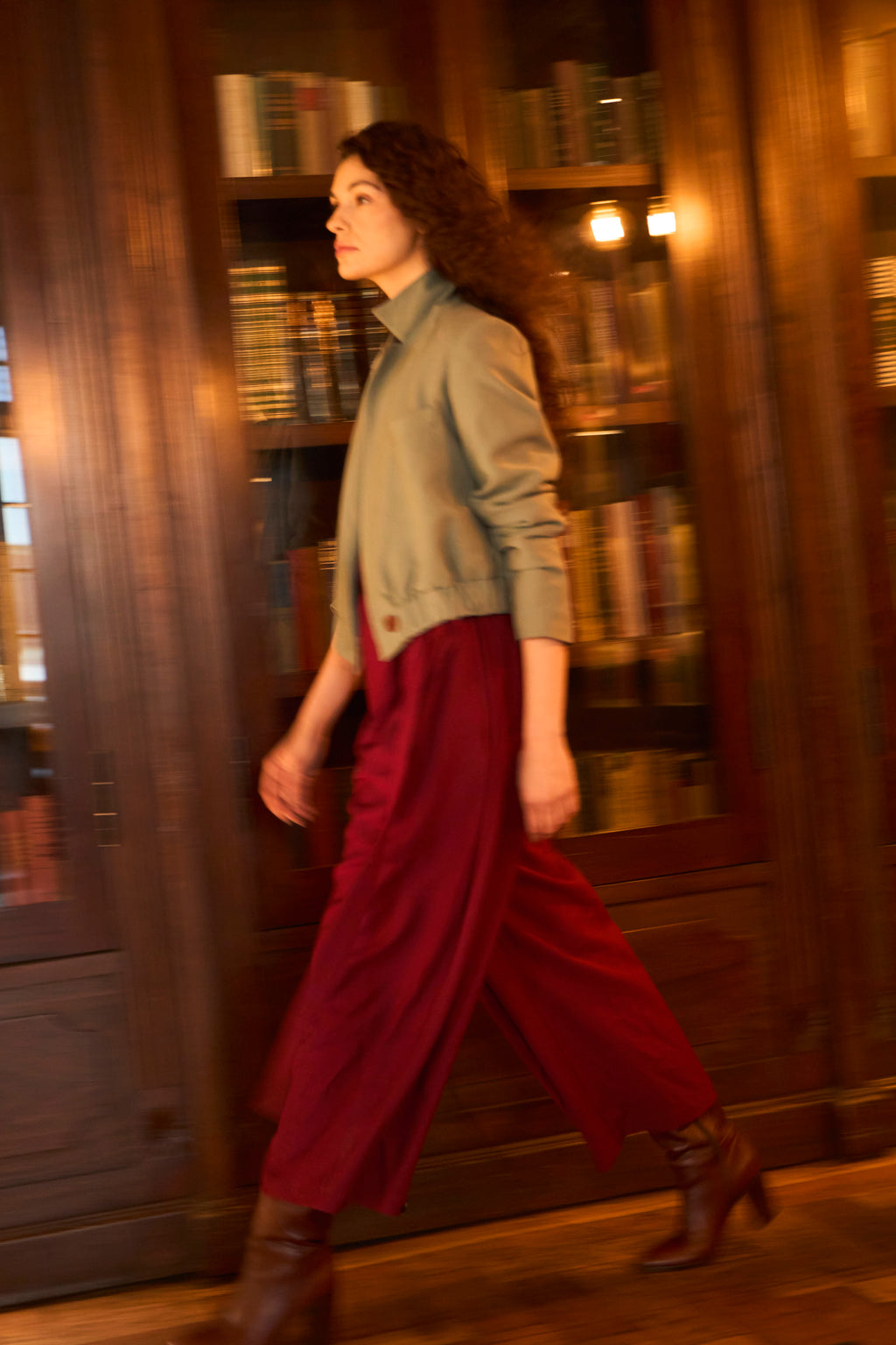 Periple Burgundy Jumpsuit