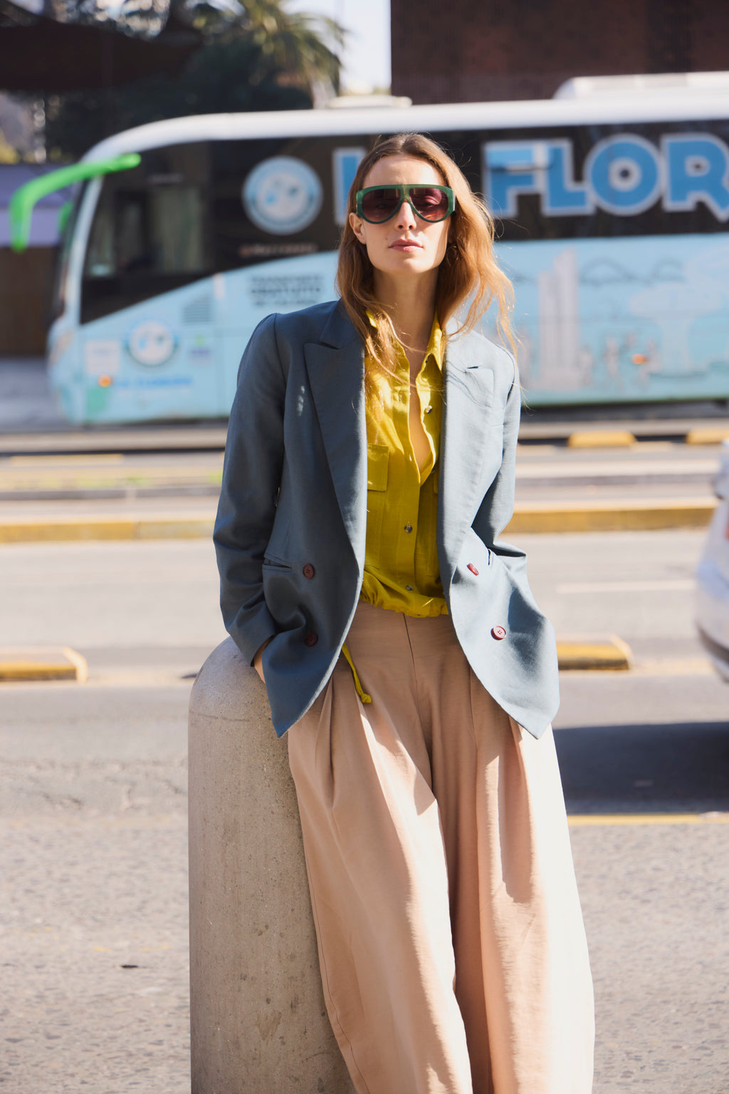 Blazer Corsaire 100% Algodón Verde
