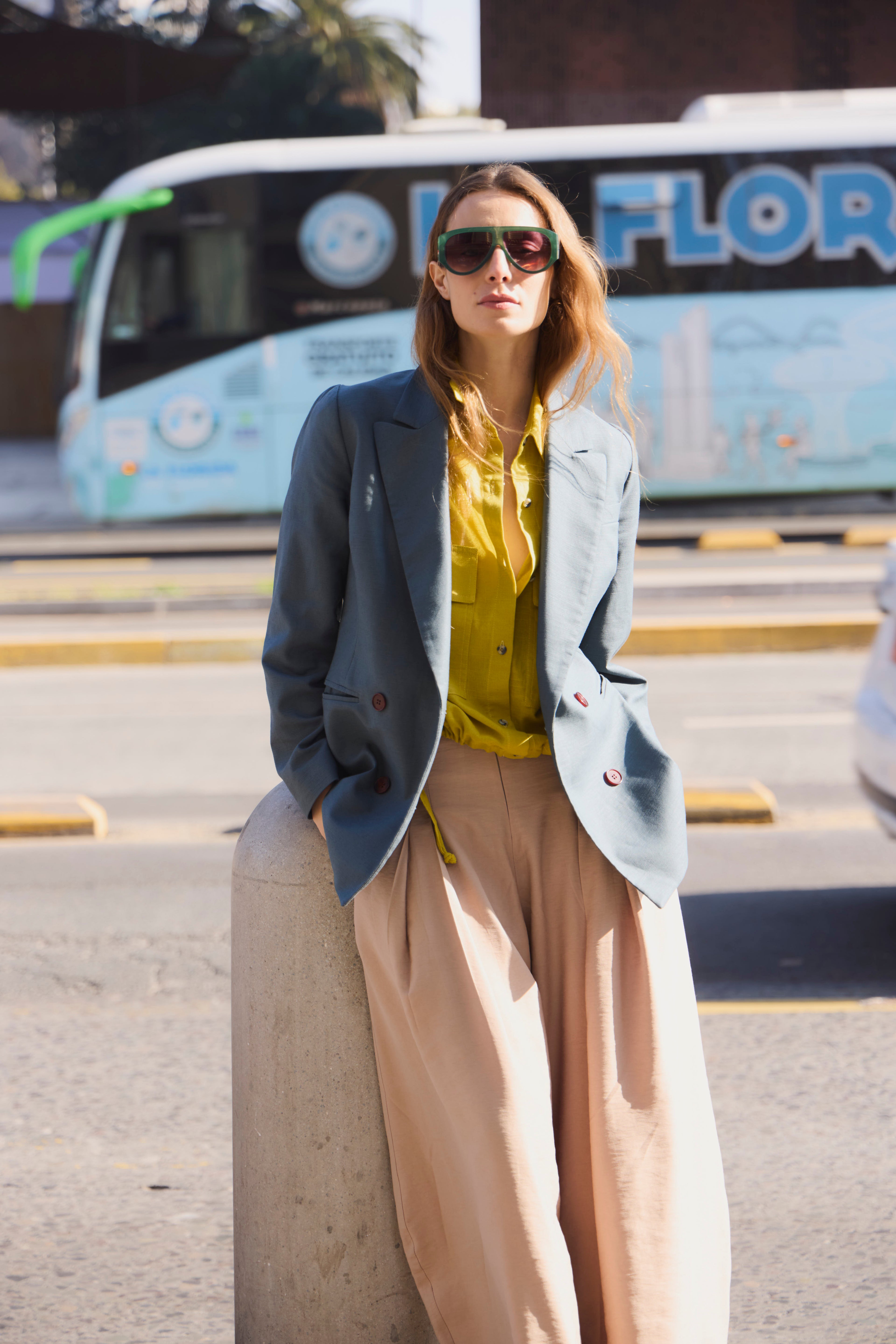 Blazer Corsaire 100% Algodón Verde