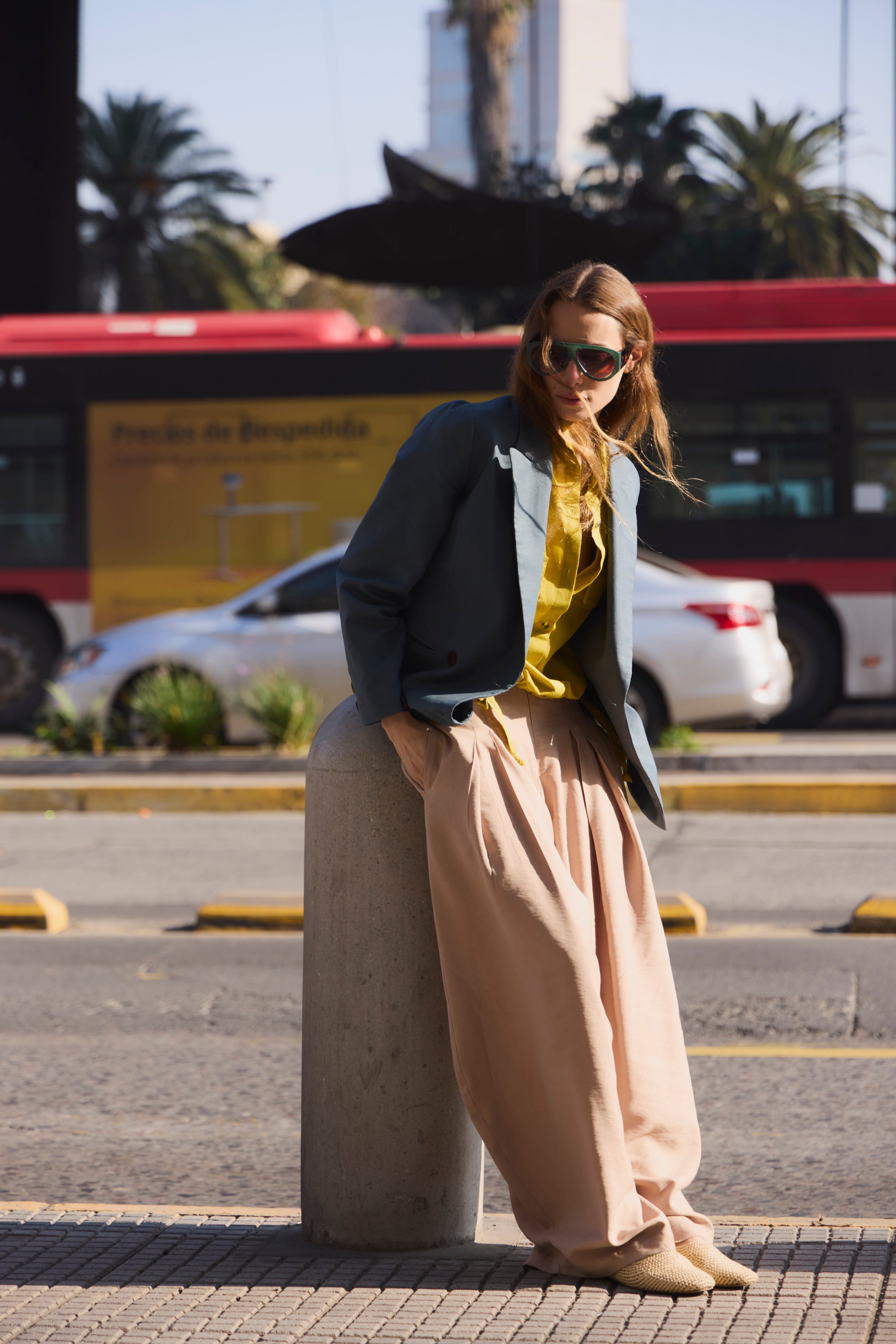 Pantalón Meduse Tencel Beige