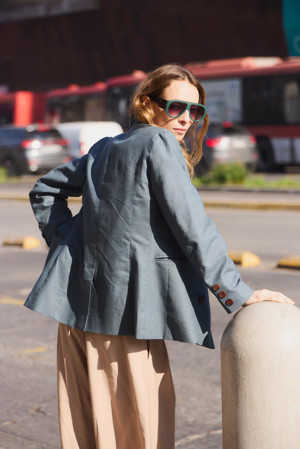 Blazer Corsaire 100% Algodón Verde