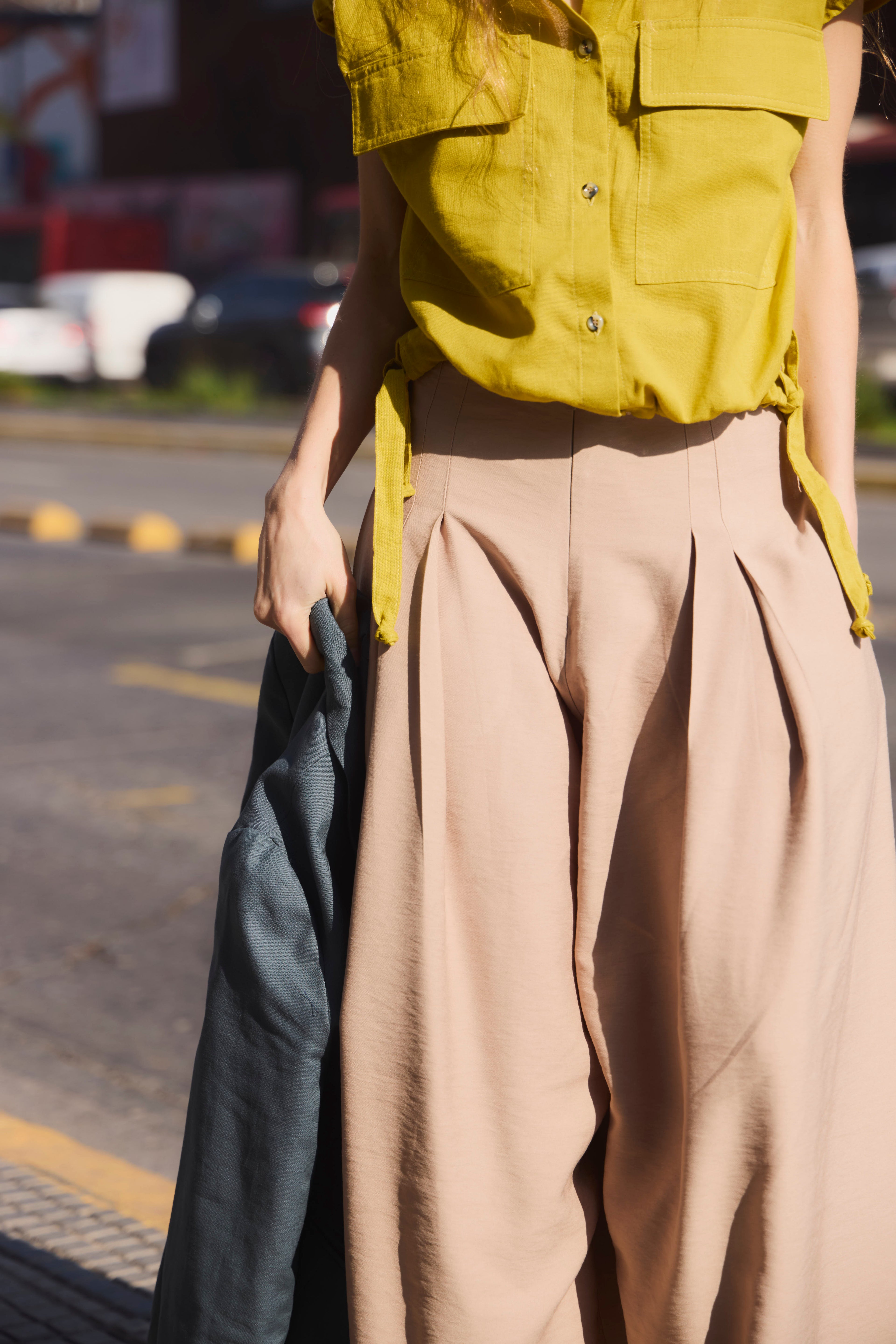 Pantalón Meduse Tencel Beige