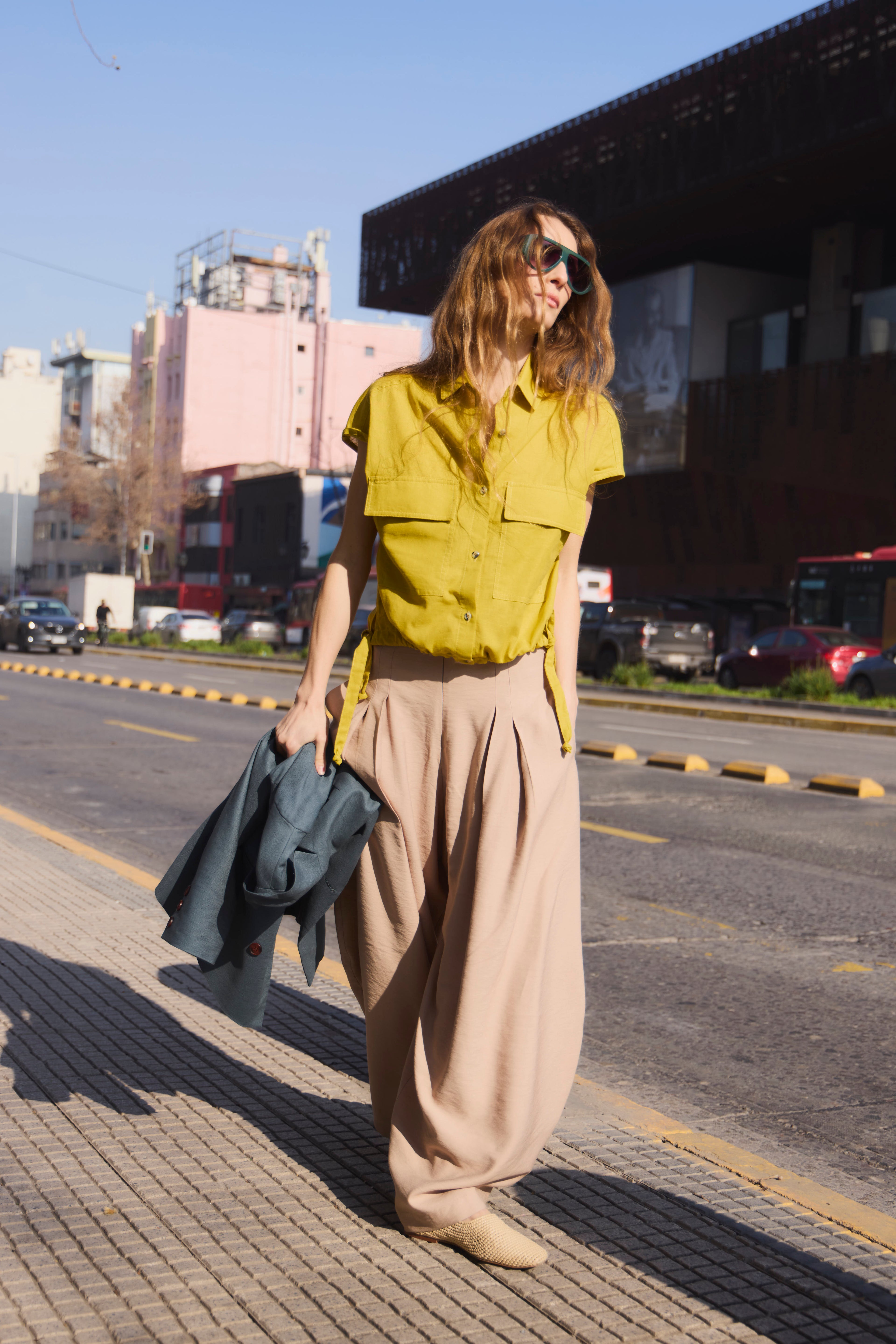 Pantalón Meduse Tencel Beige